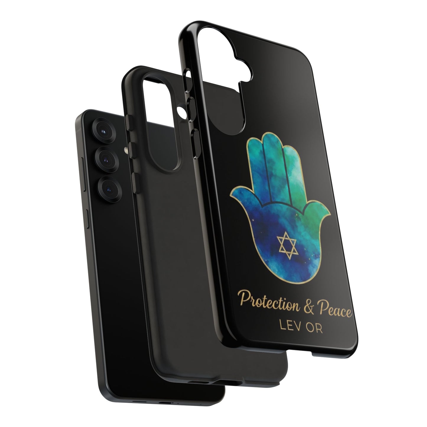 Protection and Peace Premium Black Edition Phone Case