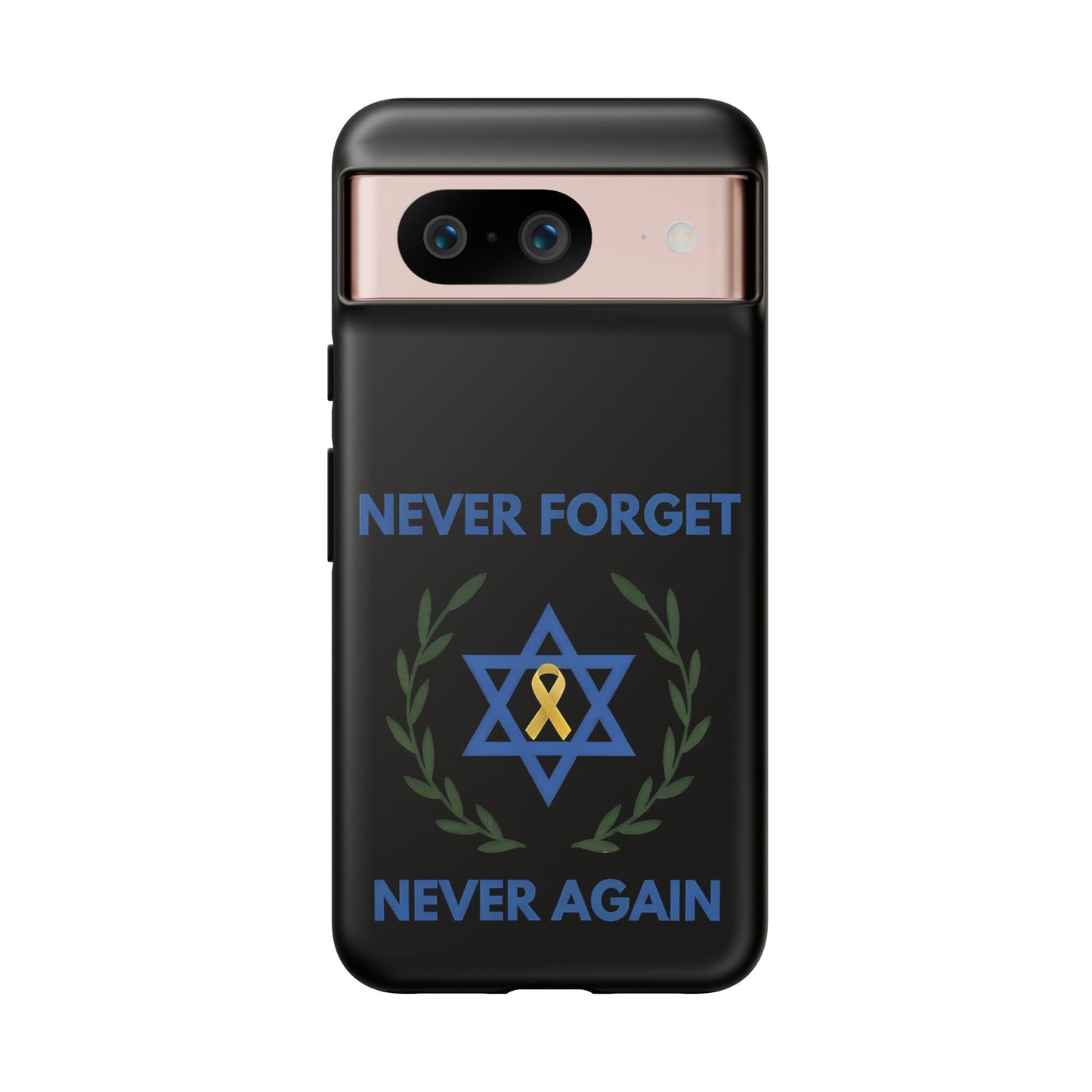 Never Forget, Never Again Collection. Black Edition Phone Case