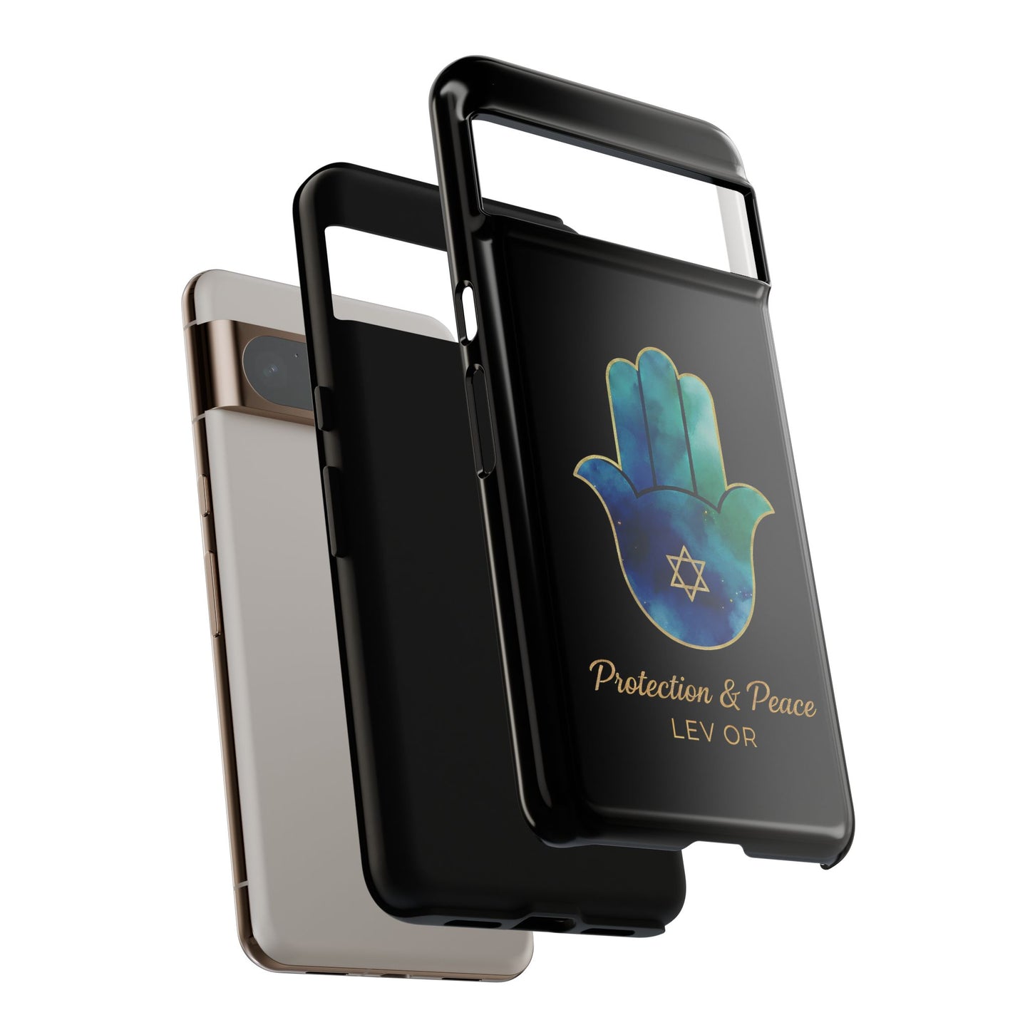 The Guardian Collection.Protection and Peace Premium Black Edition Phone Case