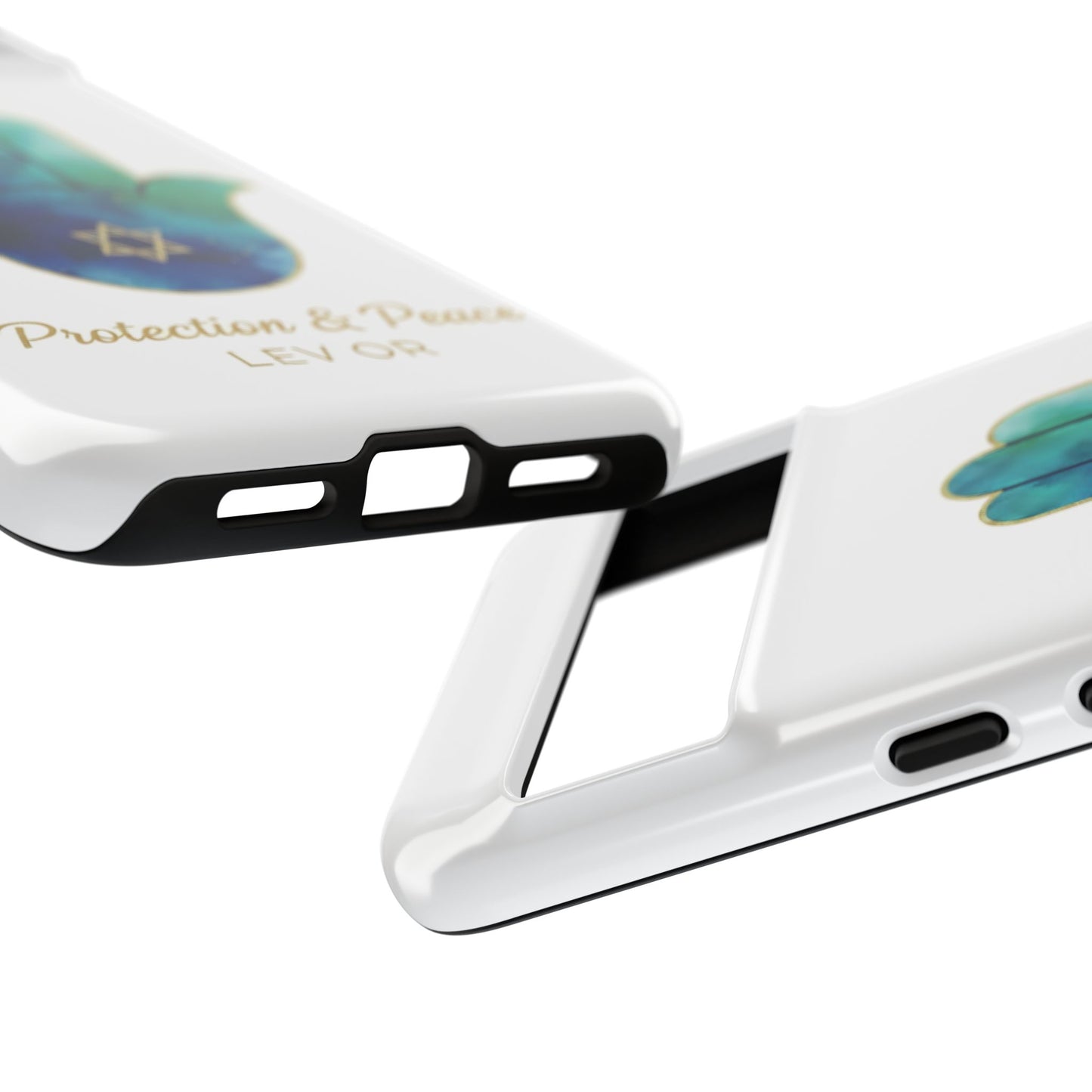 The Guardian Collection. Pristine White Phone Case. Protection Meets Peace.