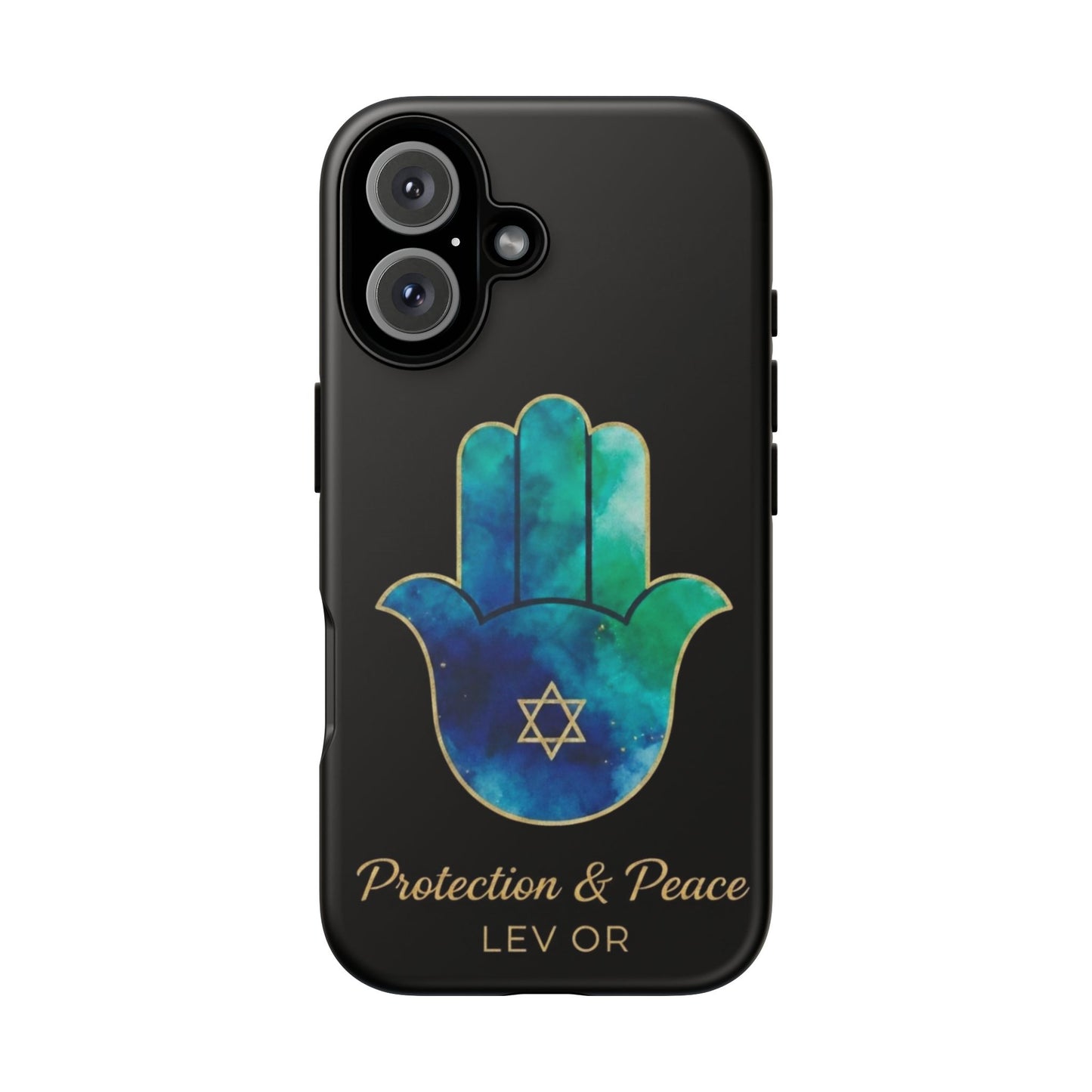 Protection and Peace Premium Black Edition Phone Case