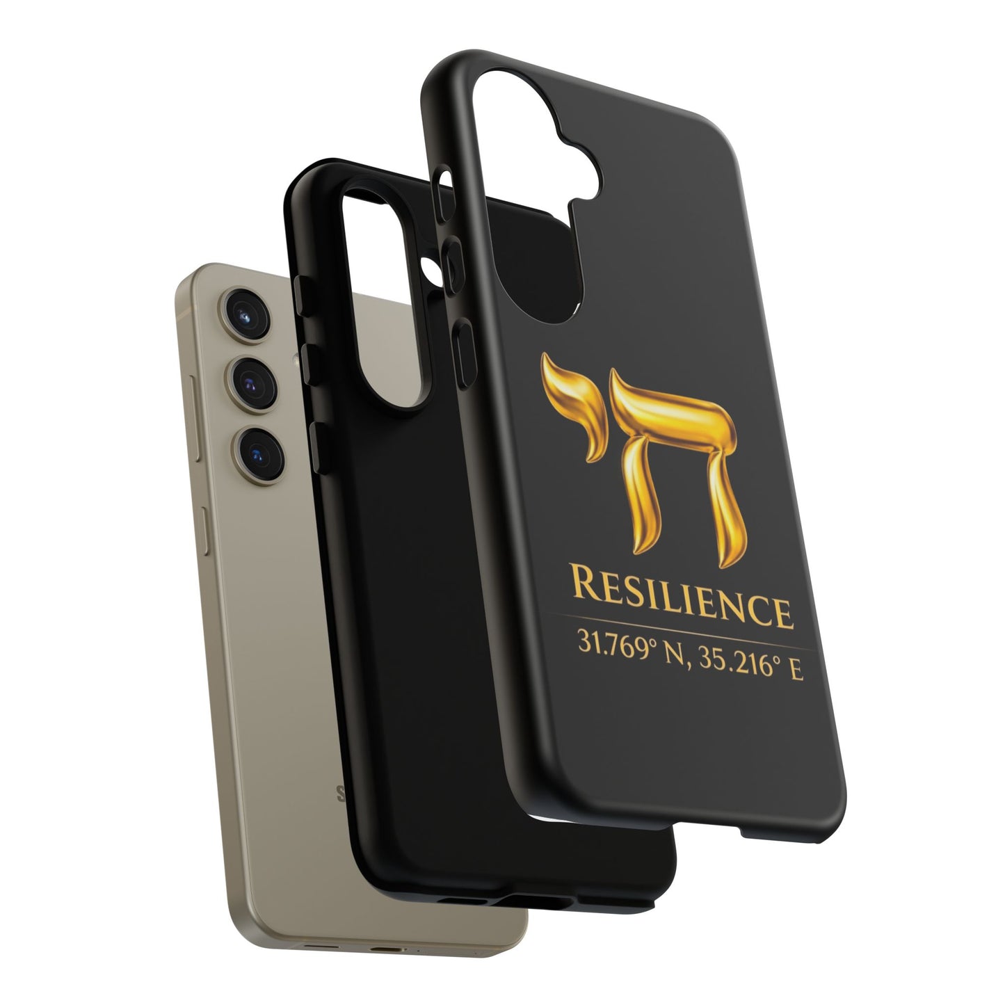 The Resilience Collection.Phone Case. Premium Black Edition. Protect with Purpose
