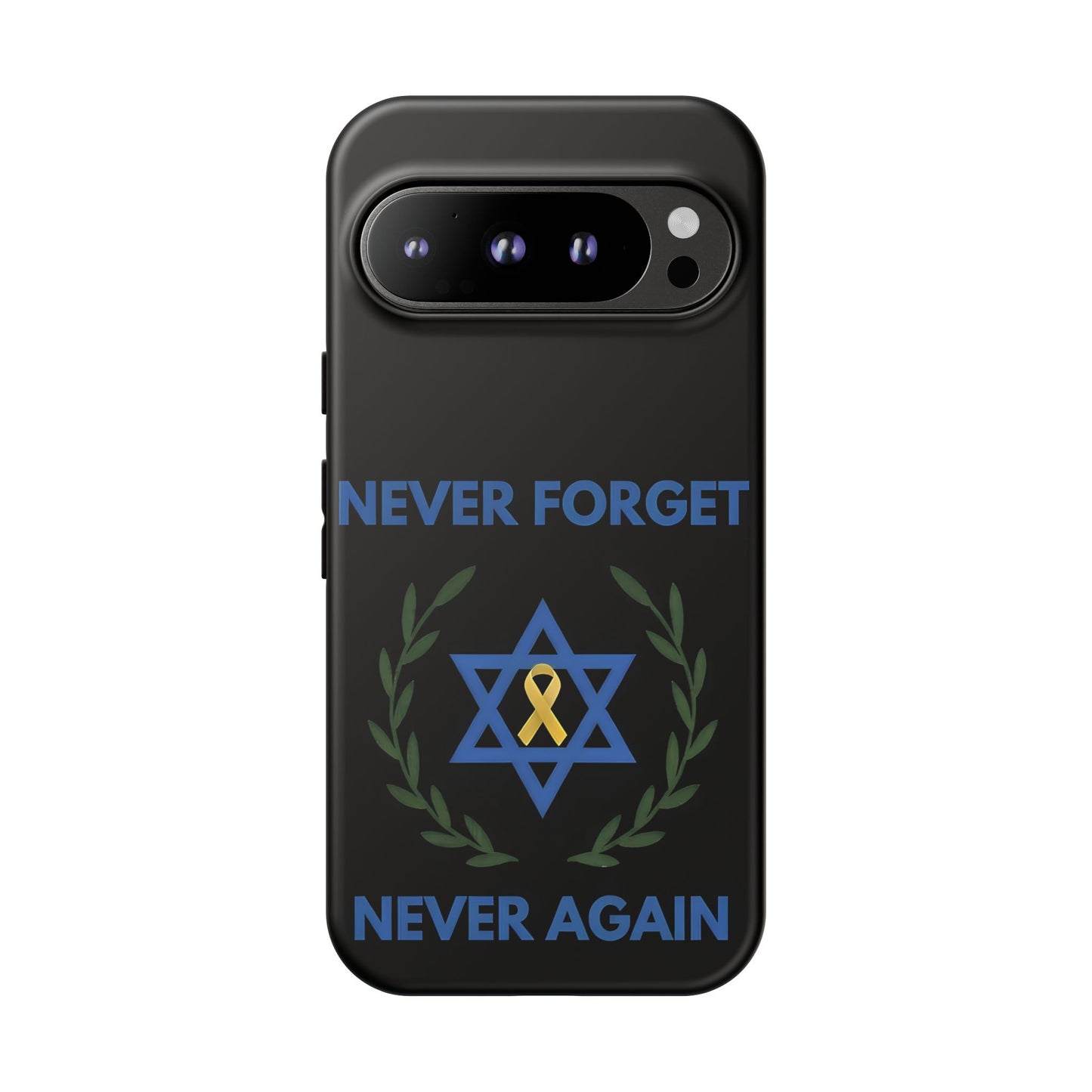 Never Forget, Never Again Collection. Black Edition Phone Case