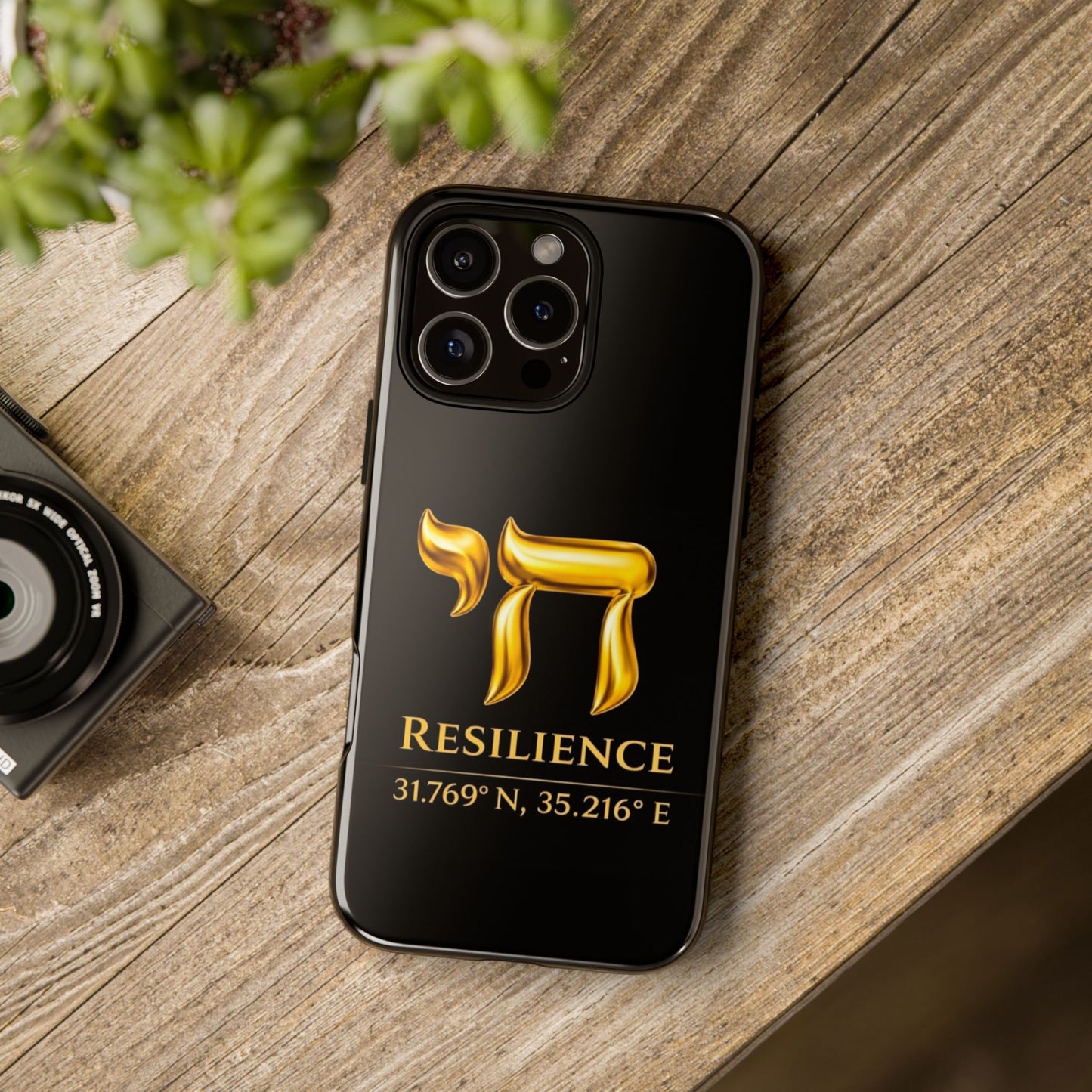 The Resilience Collection.Phone Case. Premium Black Edition. Protect with Purpose
