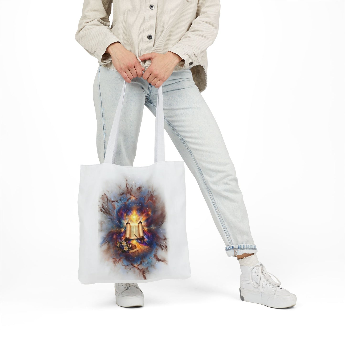 The Celestial Tote. Pristine White