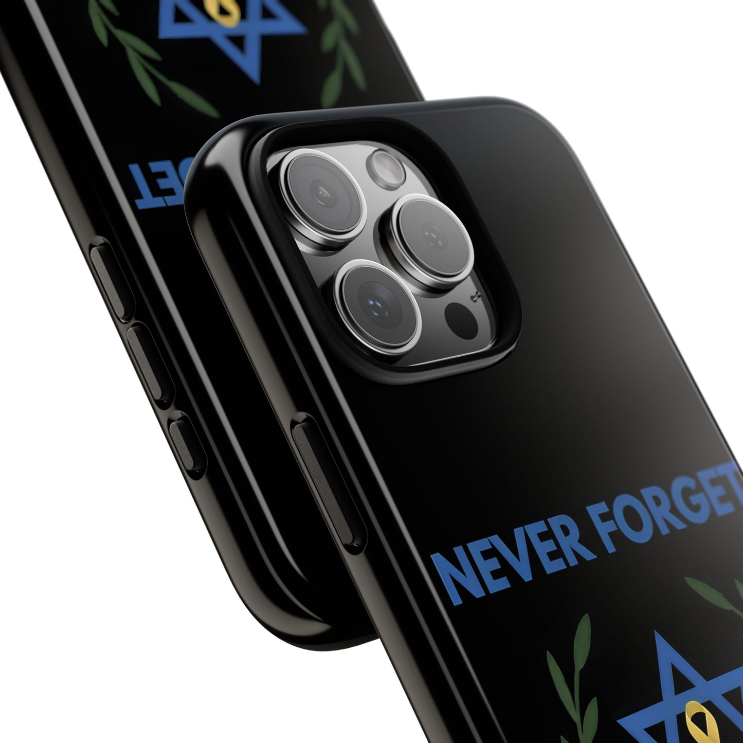 Never Forget, Never Again Collection. Black Edition Phone Case