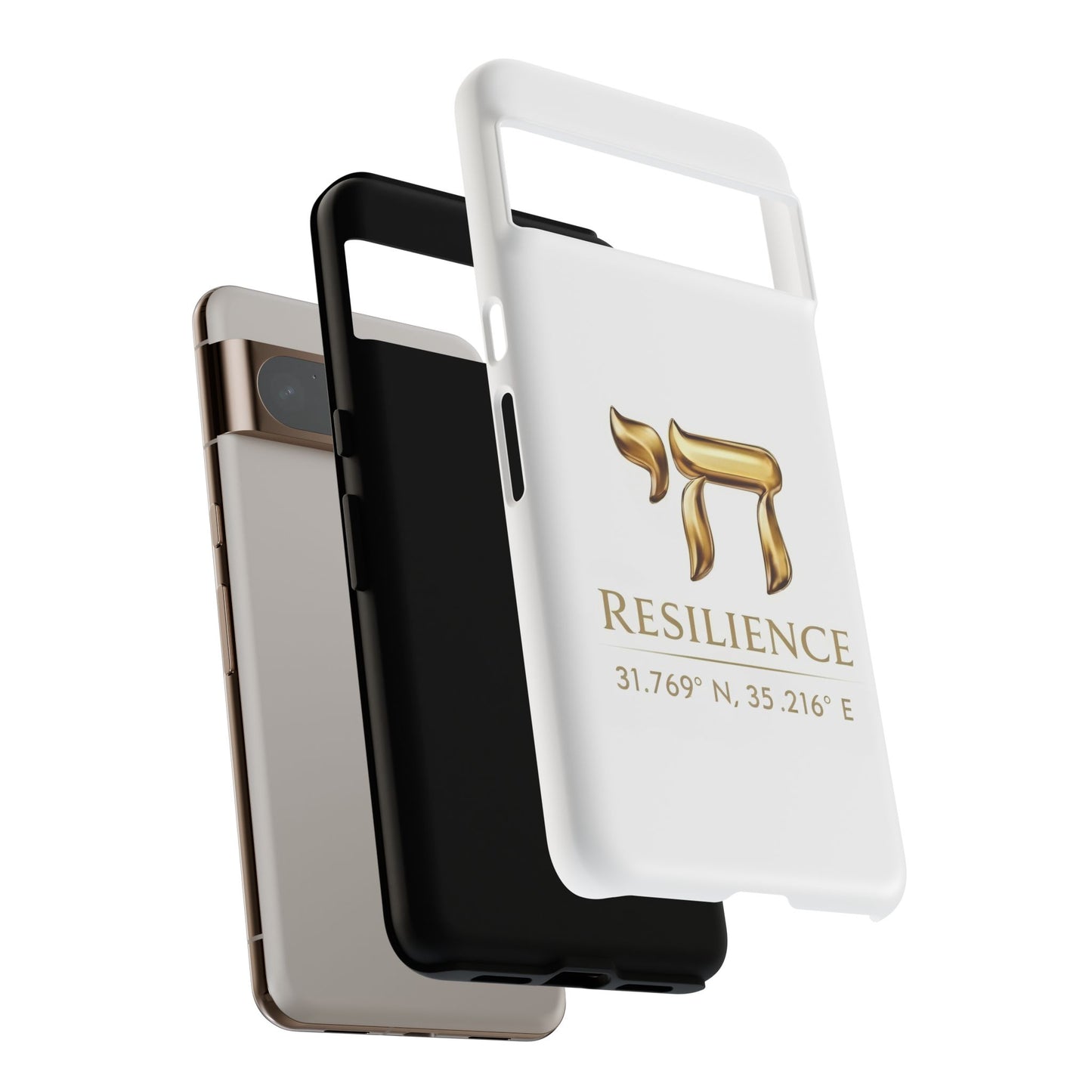 The Resilience Collection. Premium White Edition Phone Case.