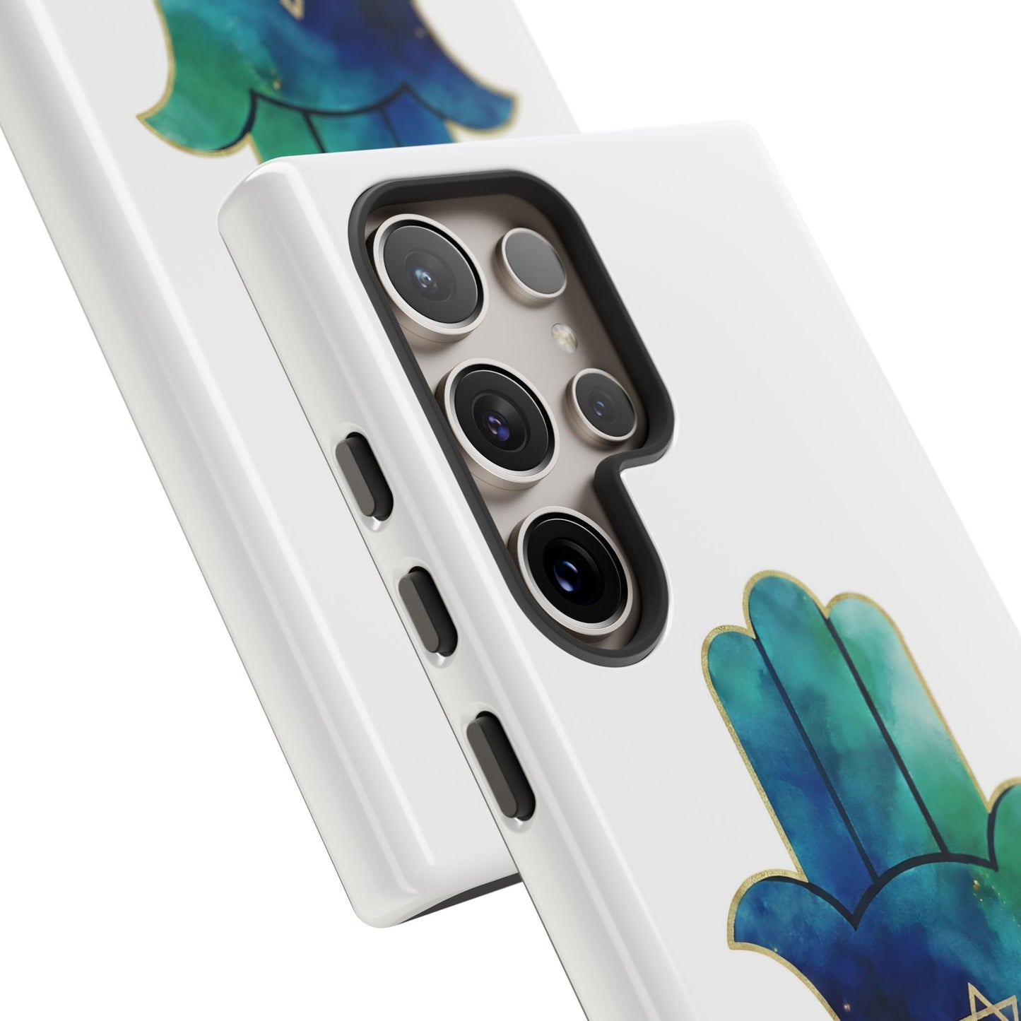 The Guardian Collection. Pristine White Phone Case. Protection Meets Peace.