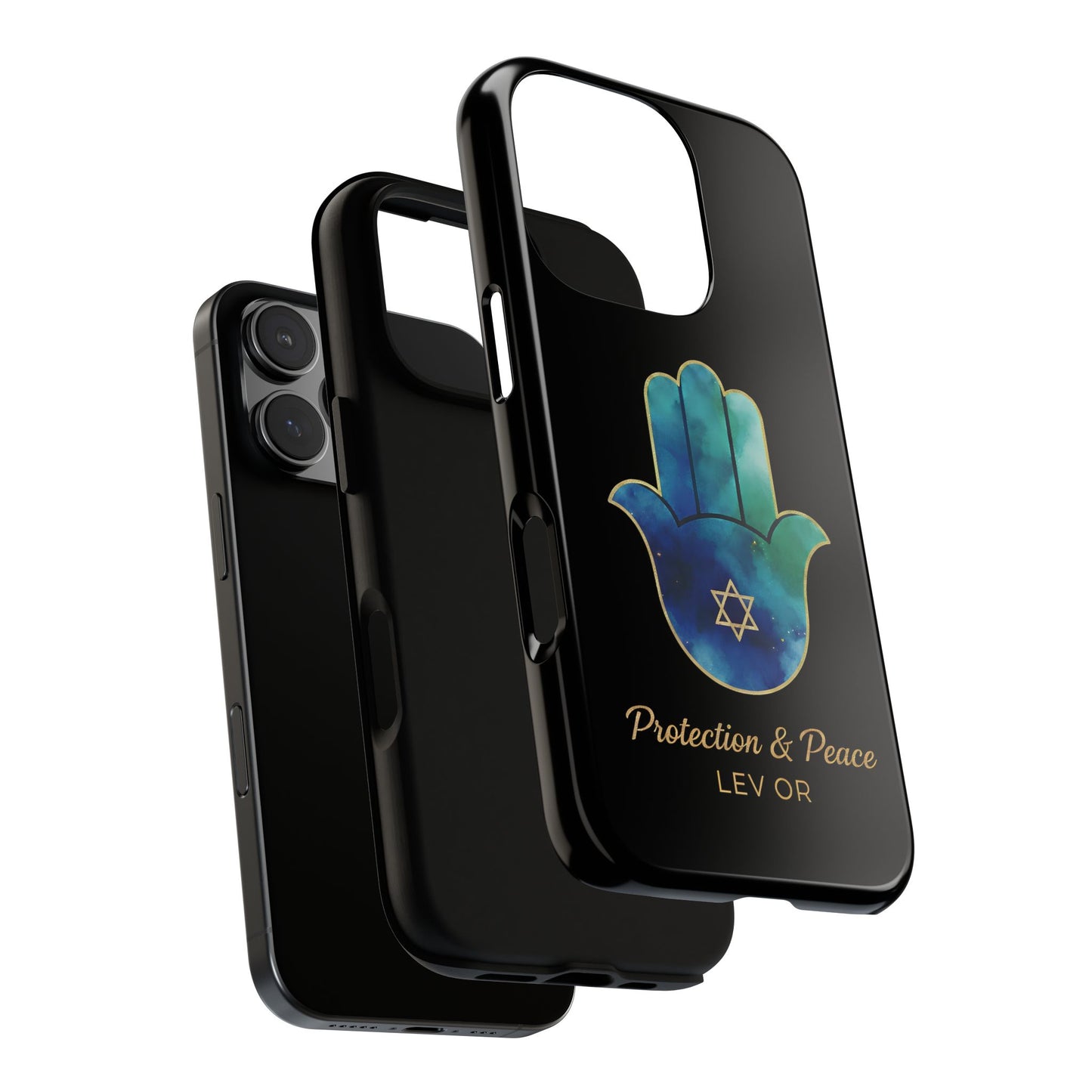 The Guardian Collection.Protection and Peace Premium Black Edition Phone Case