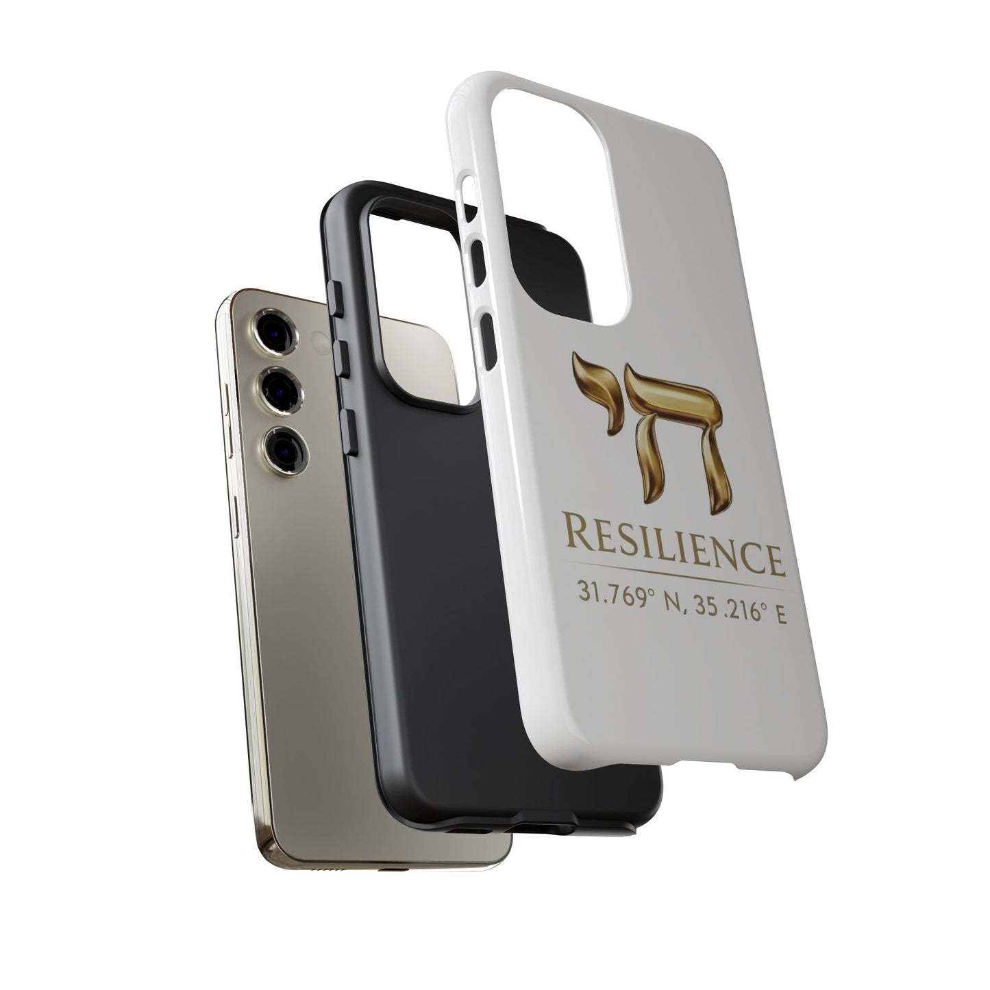 The Resilience Collection. Premium White Edition Phone Case.