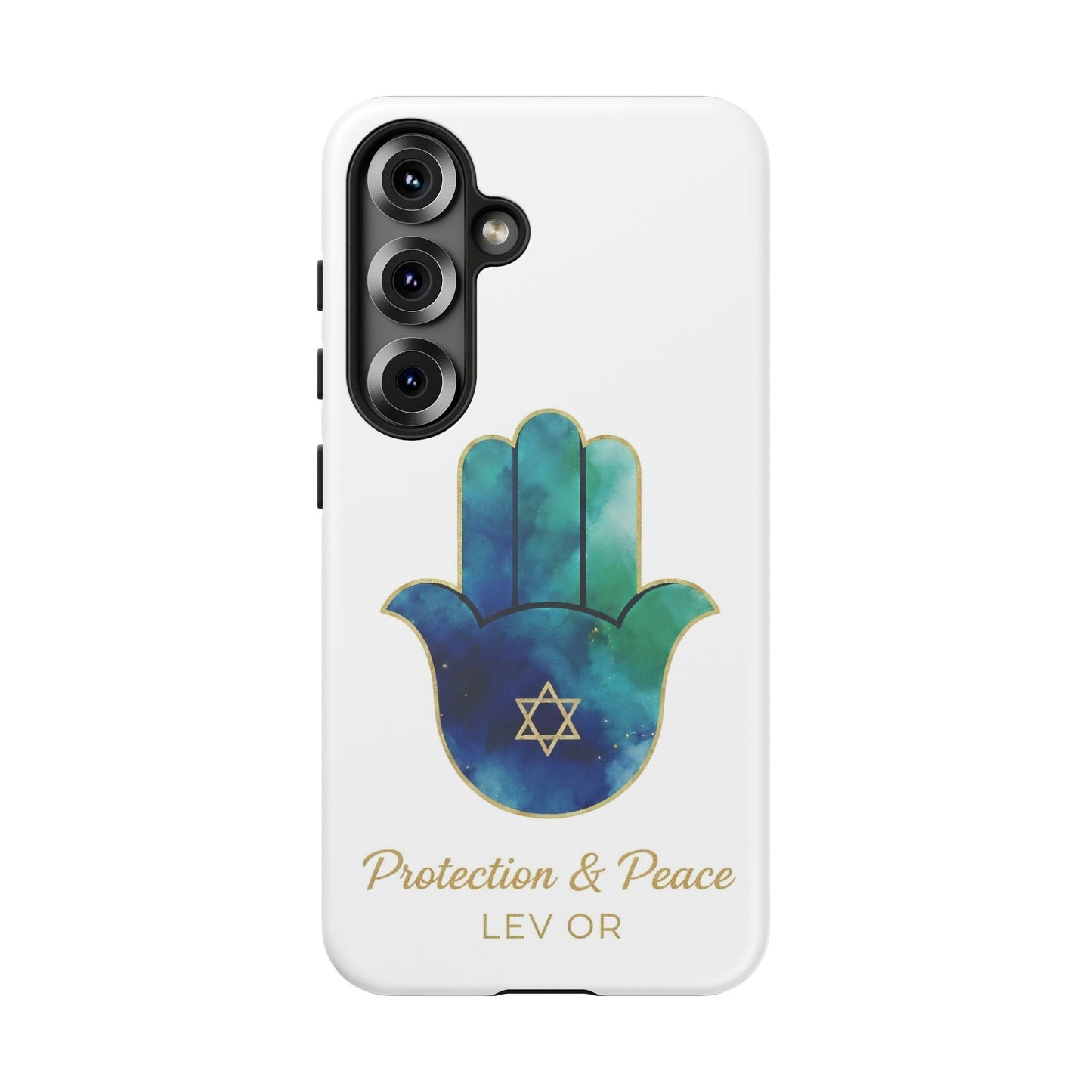 The Guardian Collection. Pristine White Phone Case. Protection Meets Peace.