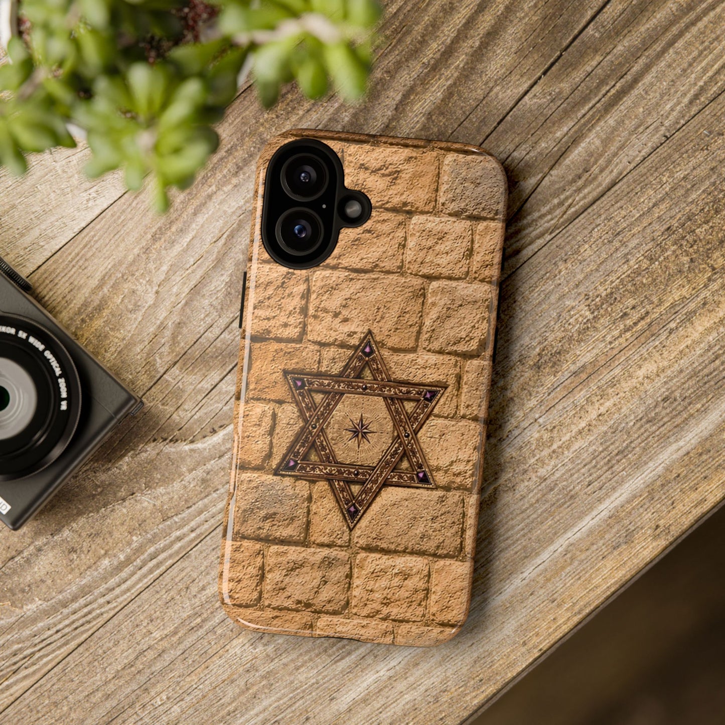 Heart of David™ Jerusalem Stone Phone Case