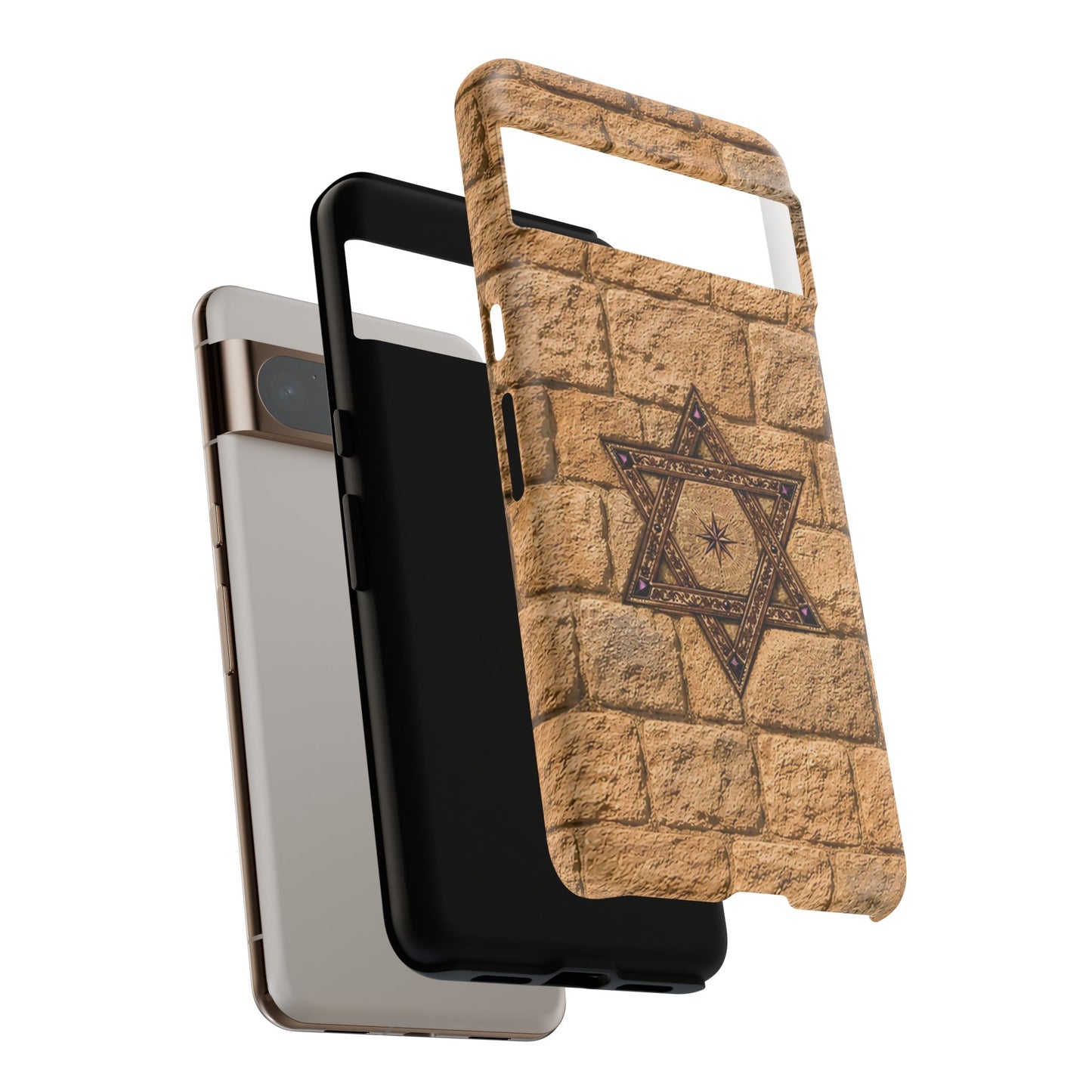 Heart of David™ Jerusalem Stone Phone Case