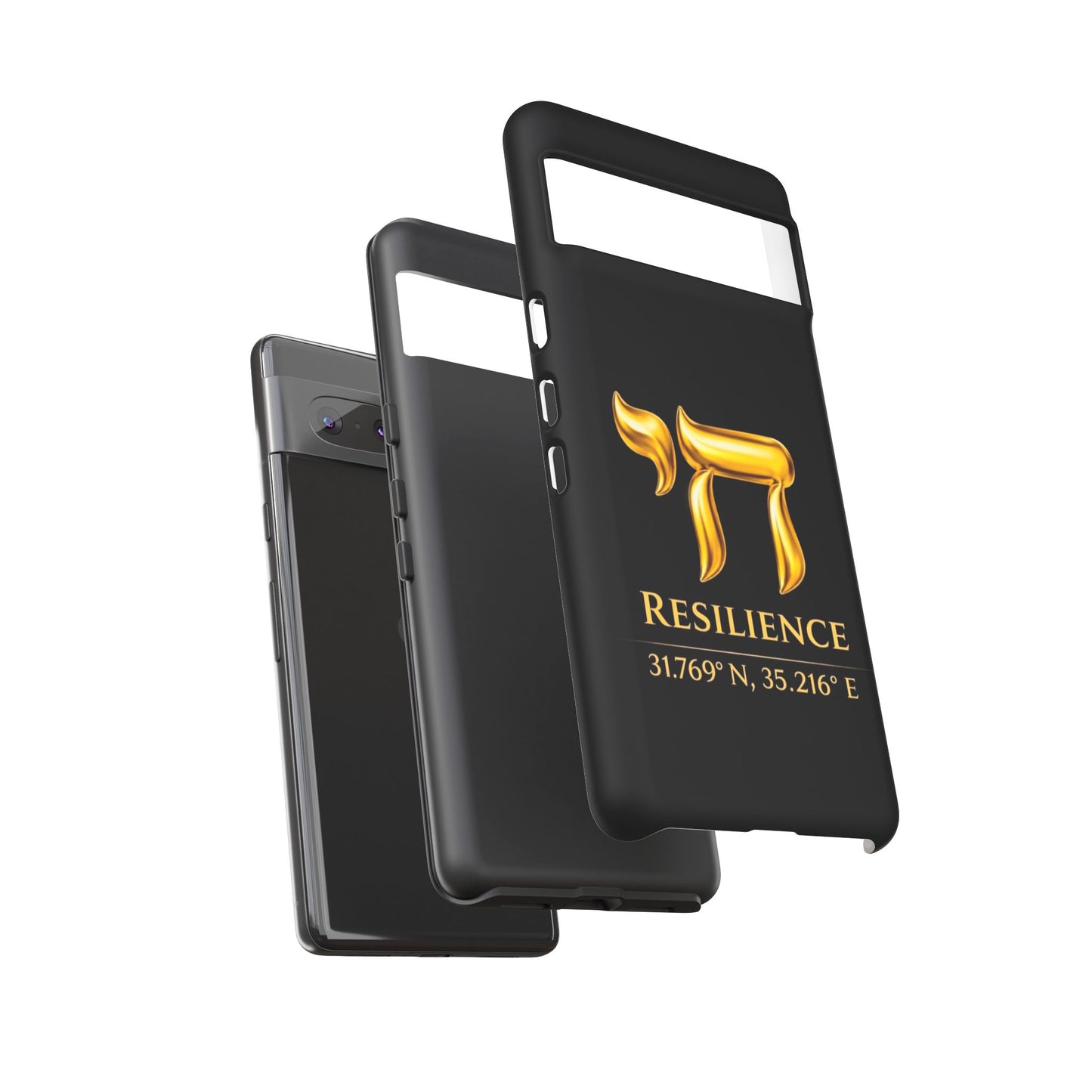 The Resilience Collection.Phone Case. Premium Black Edition. Protect with Purpose