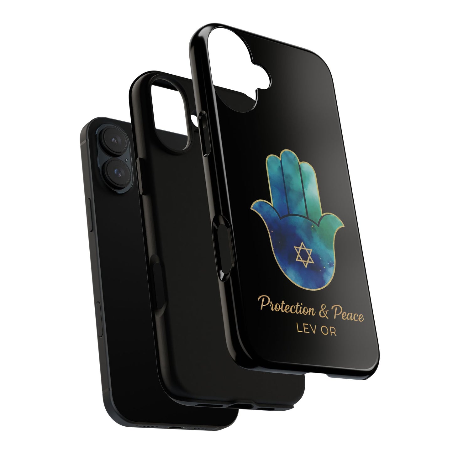 The Guardian Collection.Protection and Peace Premium Black Edition Phone Case