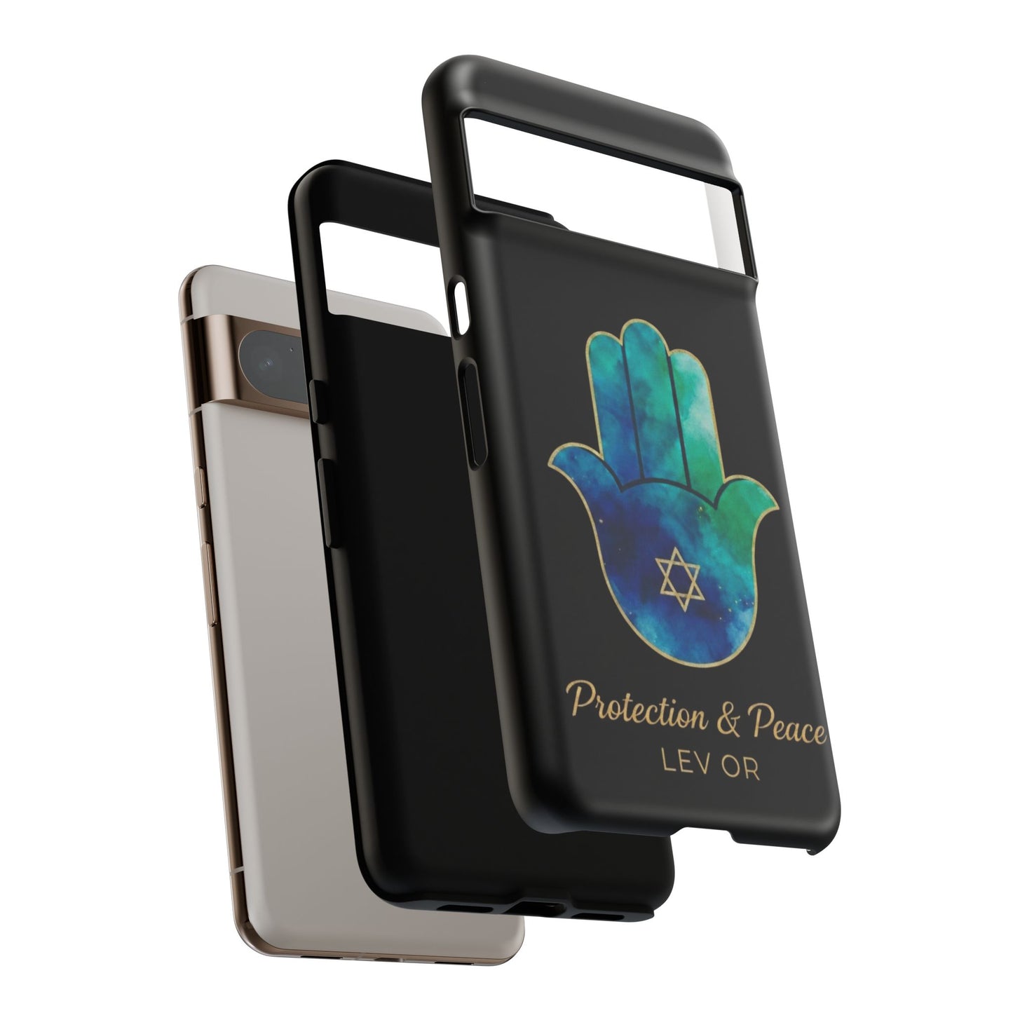 Protection and Peace Premium Black Edition Phone Case