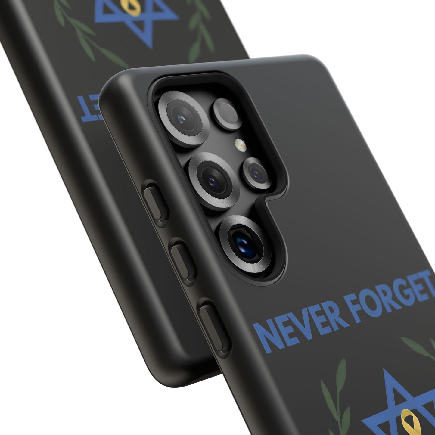 Never Forget, Never Again Collection. Black Edition Phone Case