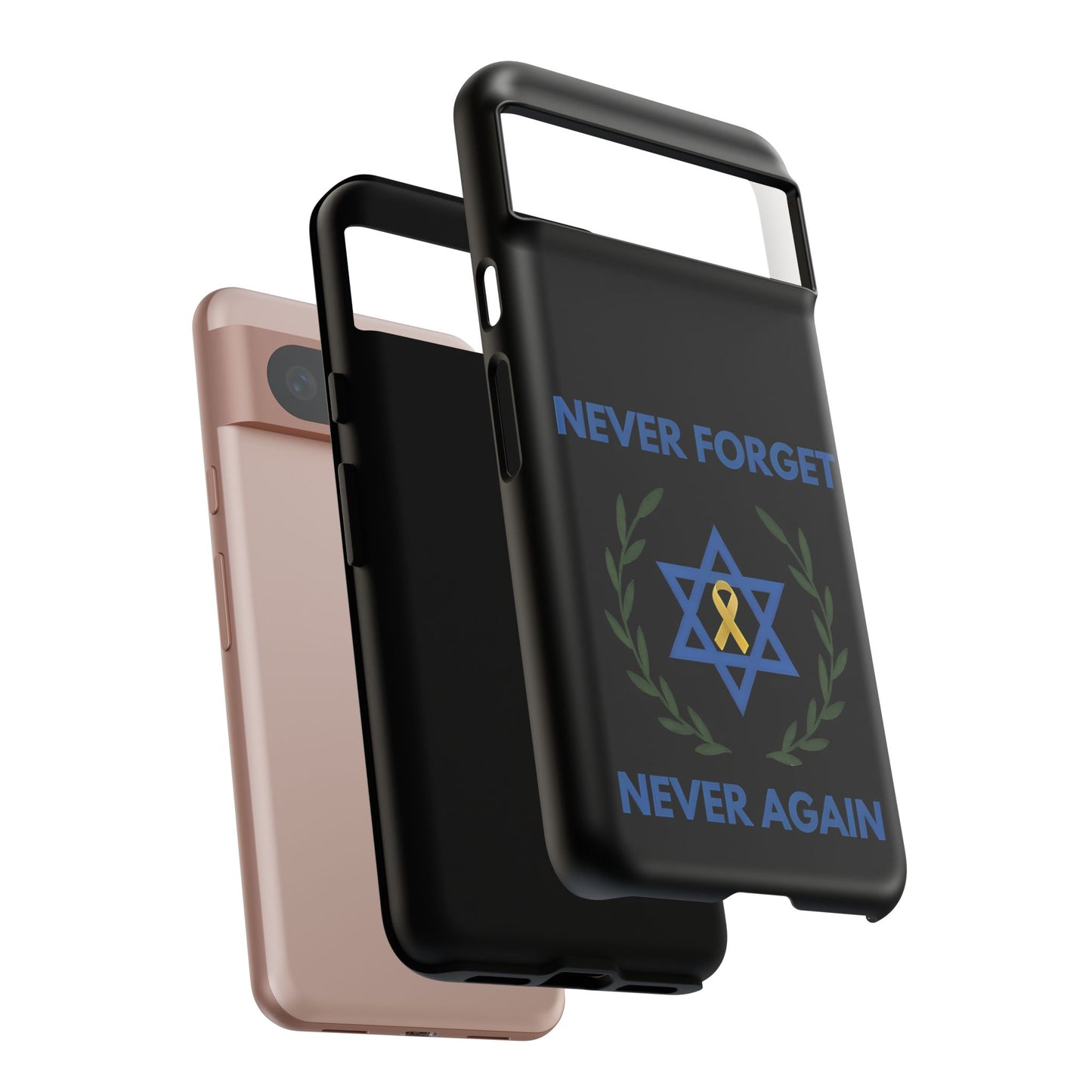 Never Forget, Never Again Collection. Black Edition Phone Case