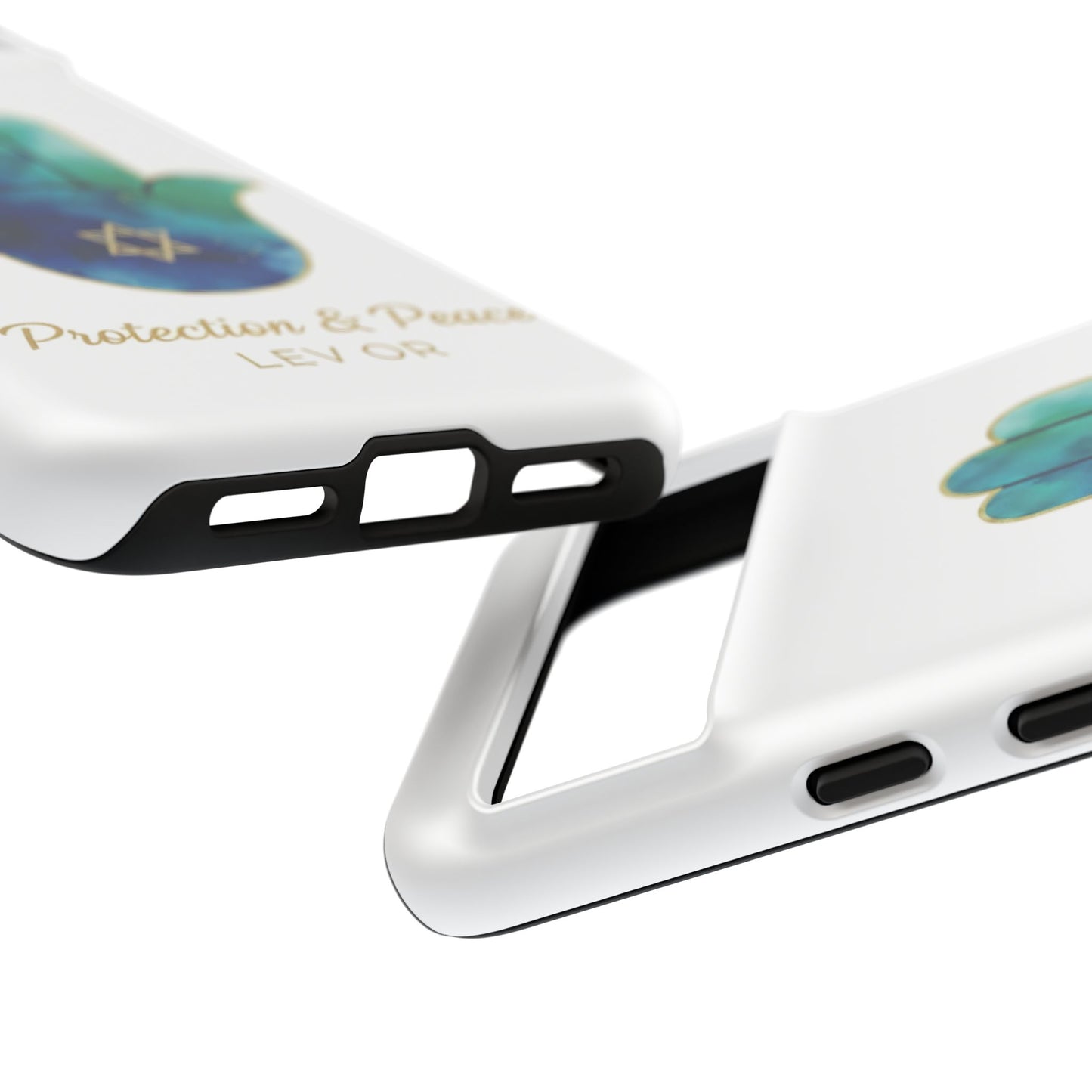 The Guardian Collection. Pristine White Phone Case. Protection Meets Peace.
