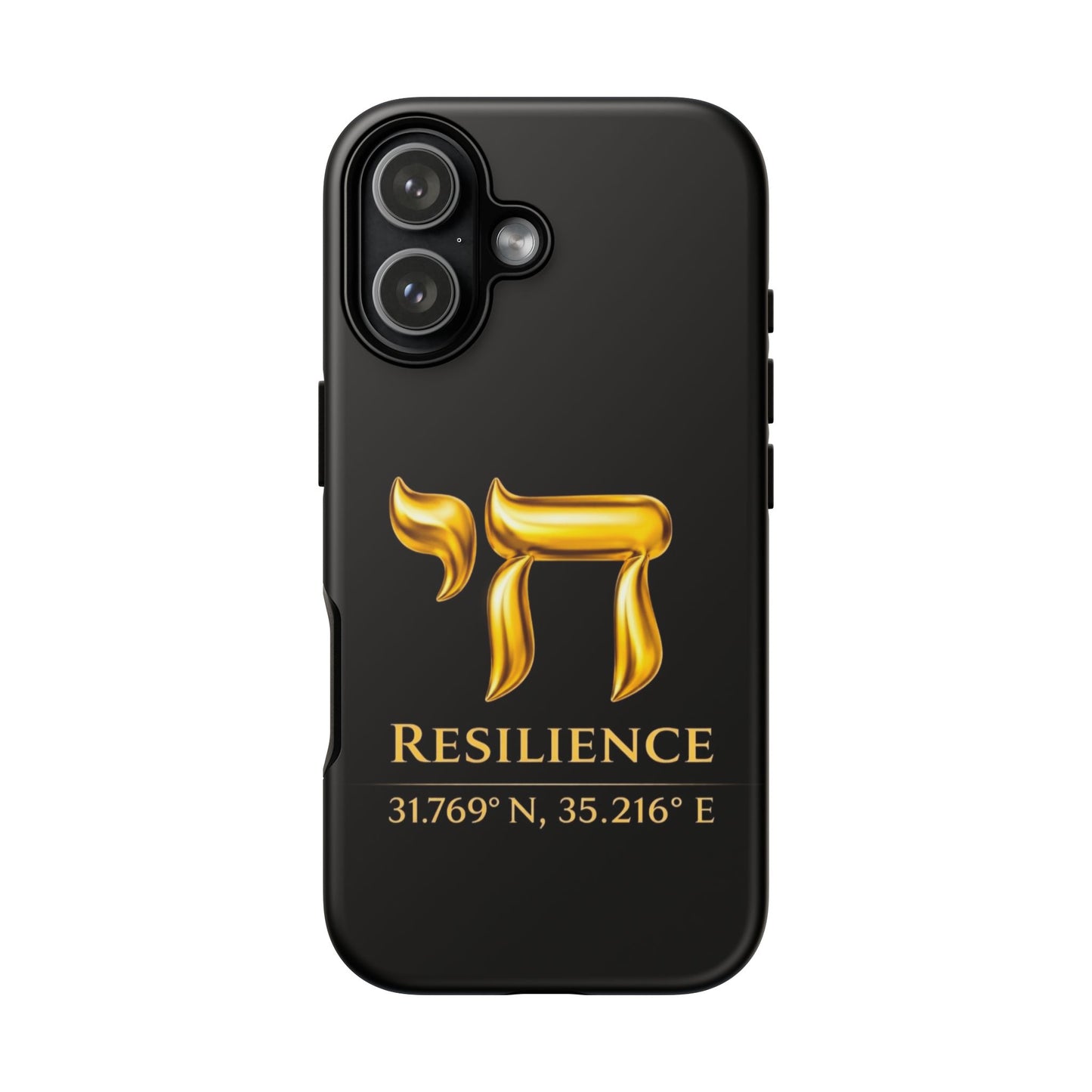 The Resilience Collection.Phone Case. Premium Black Edition. Protect with Purpose