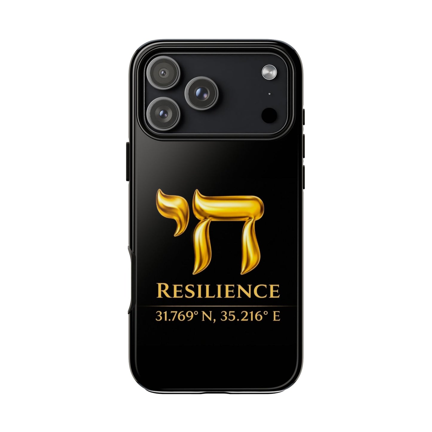 The Resilience Collection.Phone Case. Premium Black Edition. Protect with Purpose