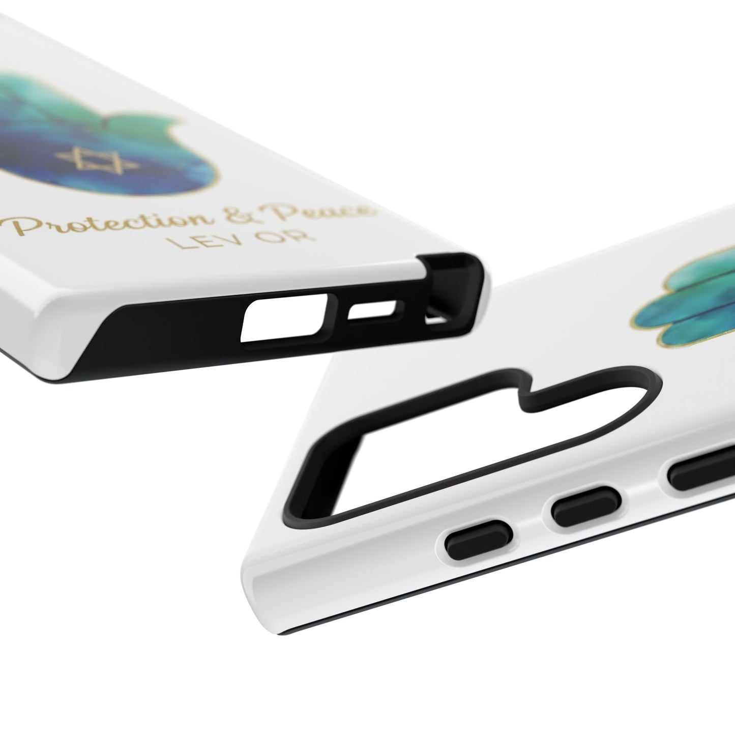 The Guardian Collection. Pristine White Phone Case. Protection Meets Peace.