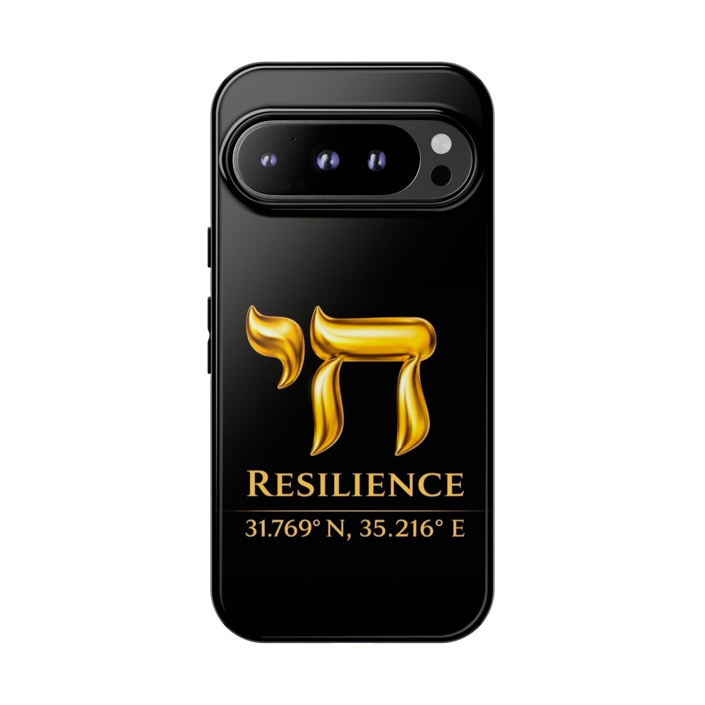The Resilience Collection.Phone Case. Premium Black Edition. Protect with Purpose