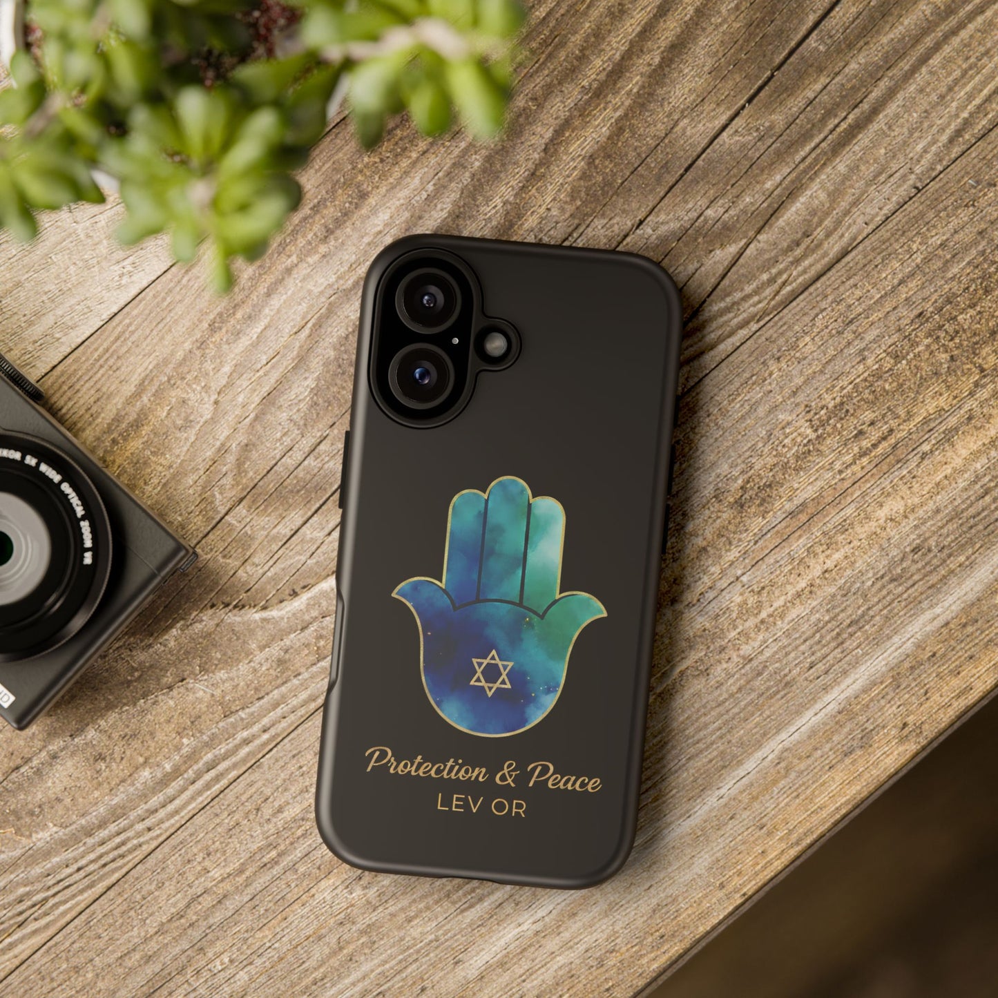 The Guardian Collection.Protection and Peace Premium Black Edition Phone Case