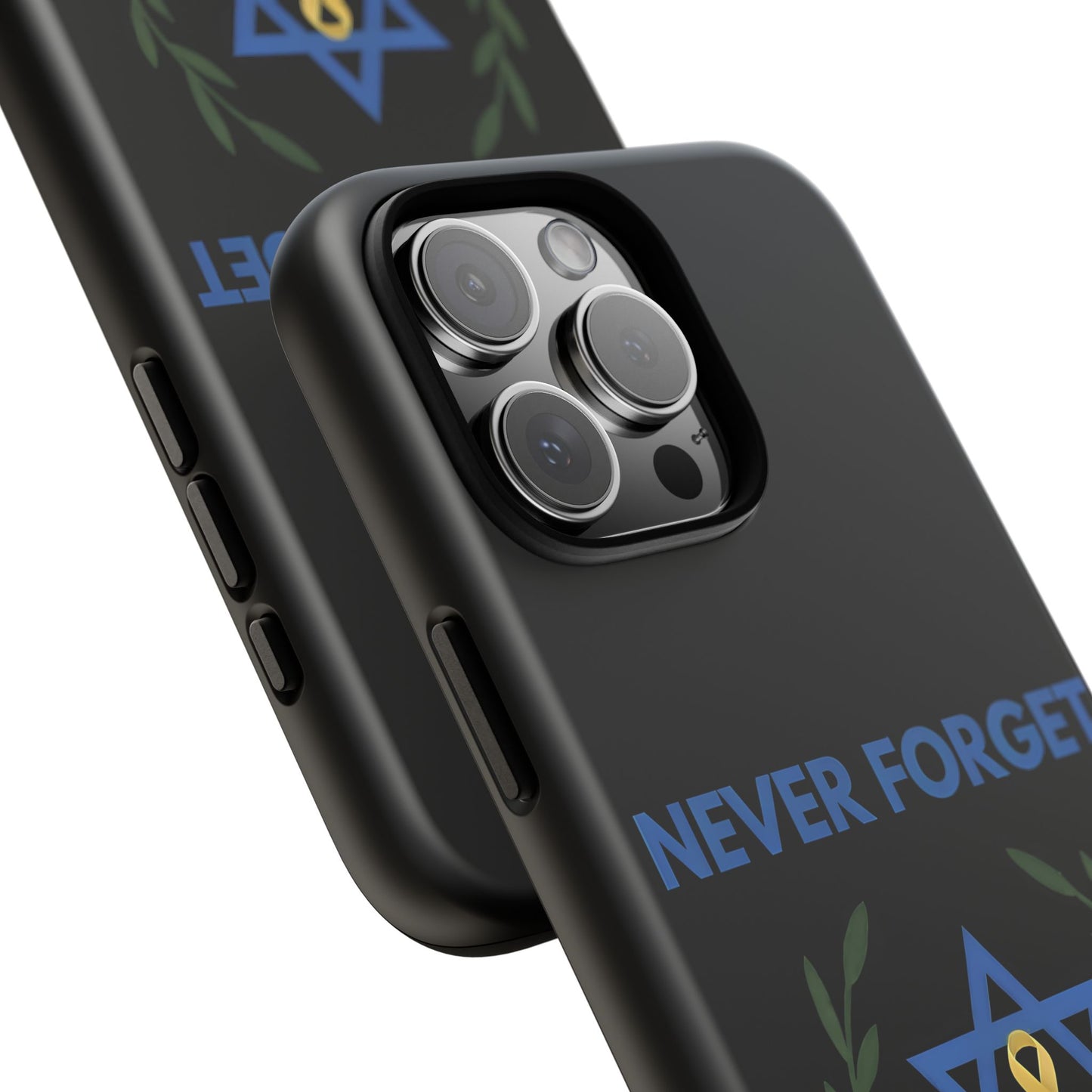 Never Forget, Never Again Collection. Black Edition Phone Case