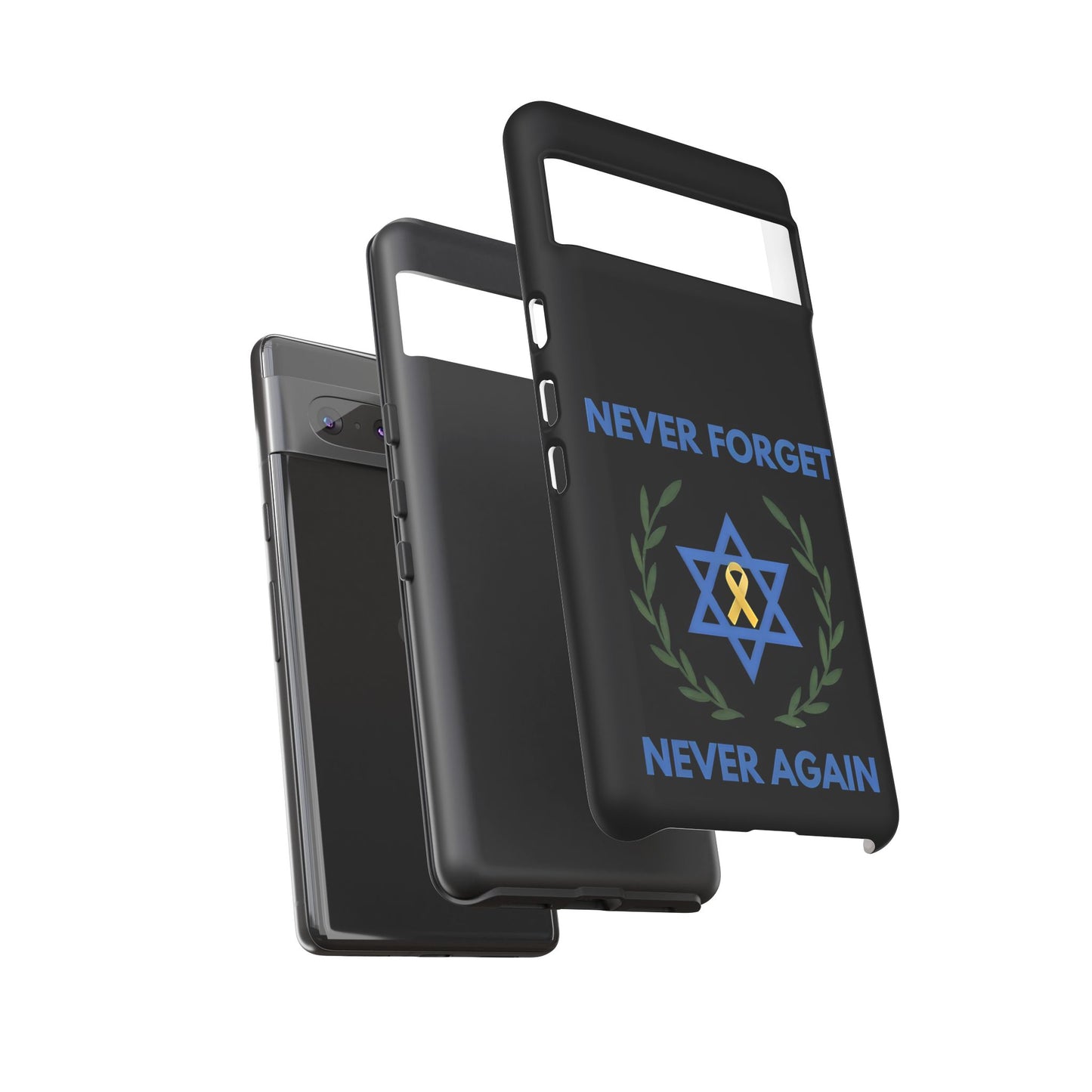 Never Forget, Never Again Collection. Black Edition Phone Case
