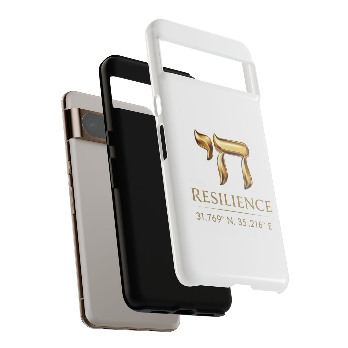 The Resilience Collection. Premium White Edition Phone Case.
