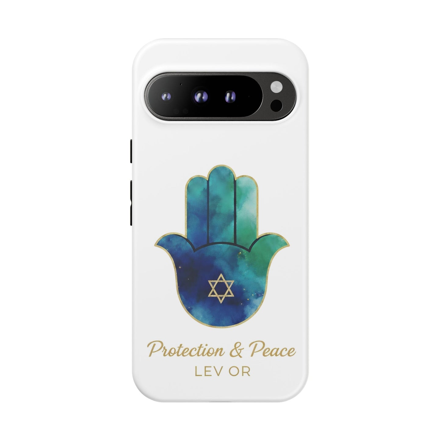 The Guardian Collection. Pristine White Phone Case. Protection Meets Peace.