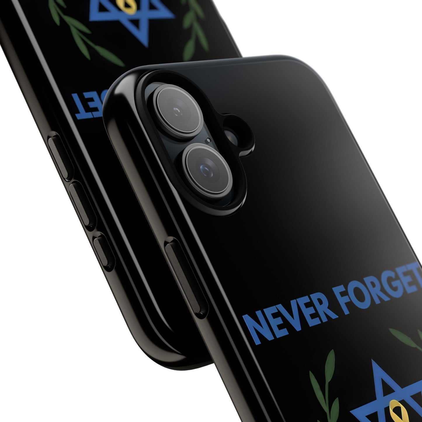 Never Forget, Never Again Collection. Black Edition Phone Case