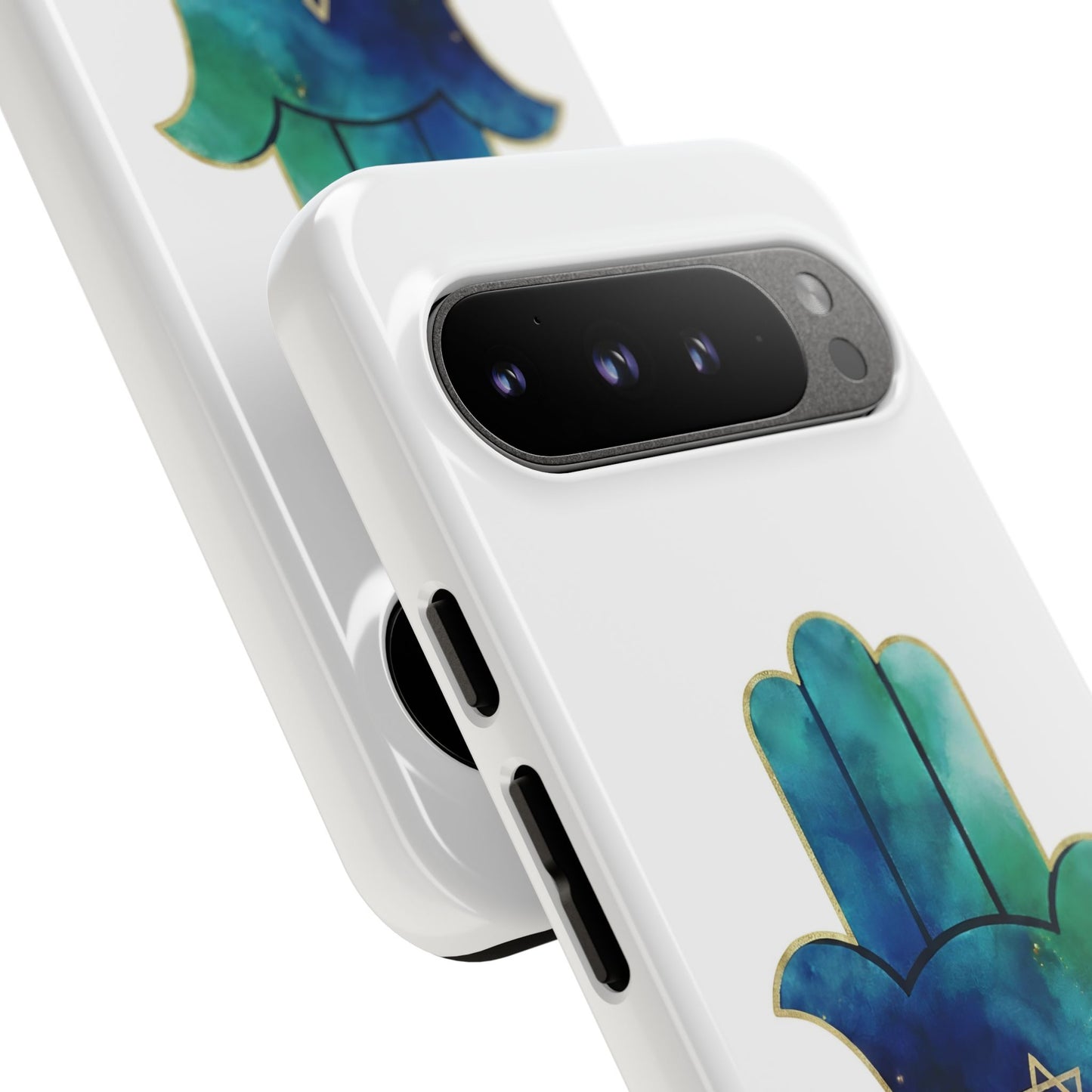 The Guardian Collection. Pristine White Phone Case. Protection Meets Peace.