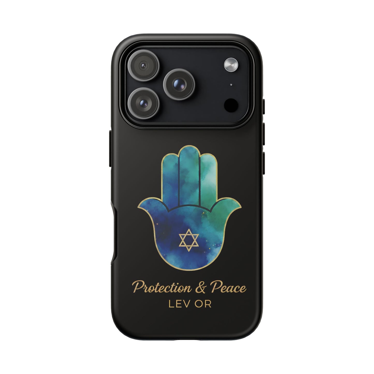 The Guardian Collection.Protection and Peace Premium Black Edition Phone Case