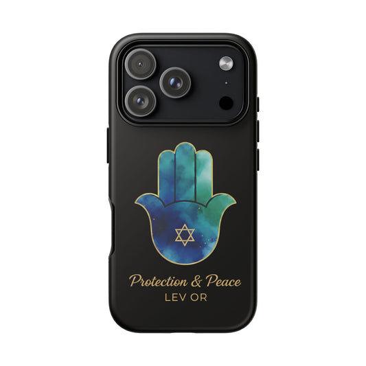 The Guardian Collection.Protection and Peace Premium Black Edition Phone Case