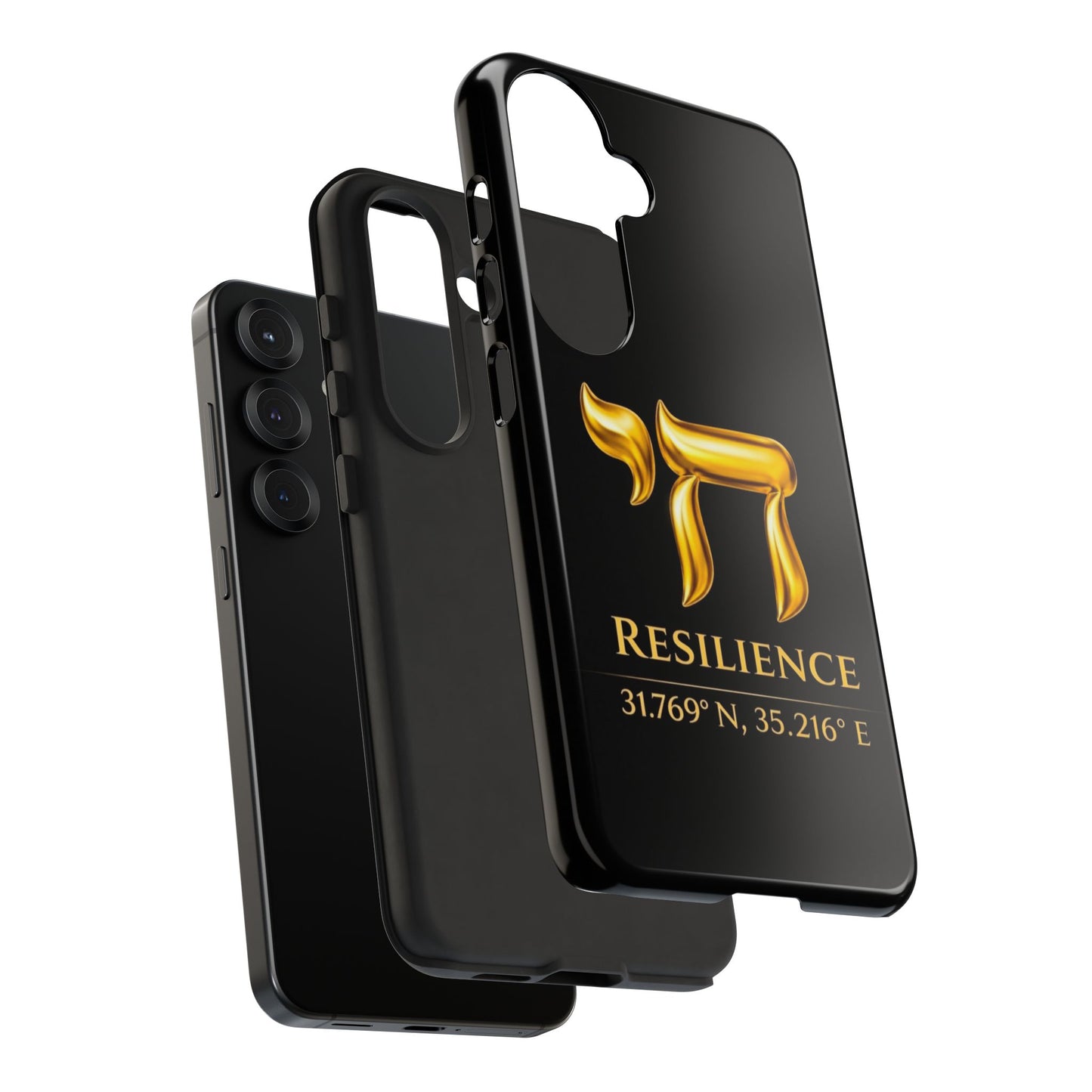 The Resilience Collection.Phone Case. Premium Black Edition. Protect with Purpose
