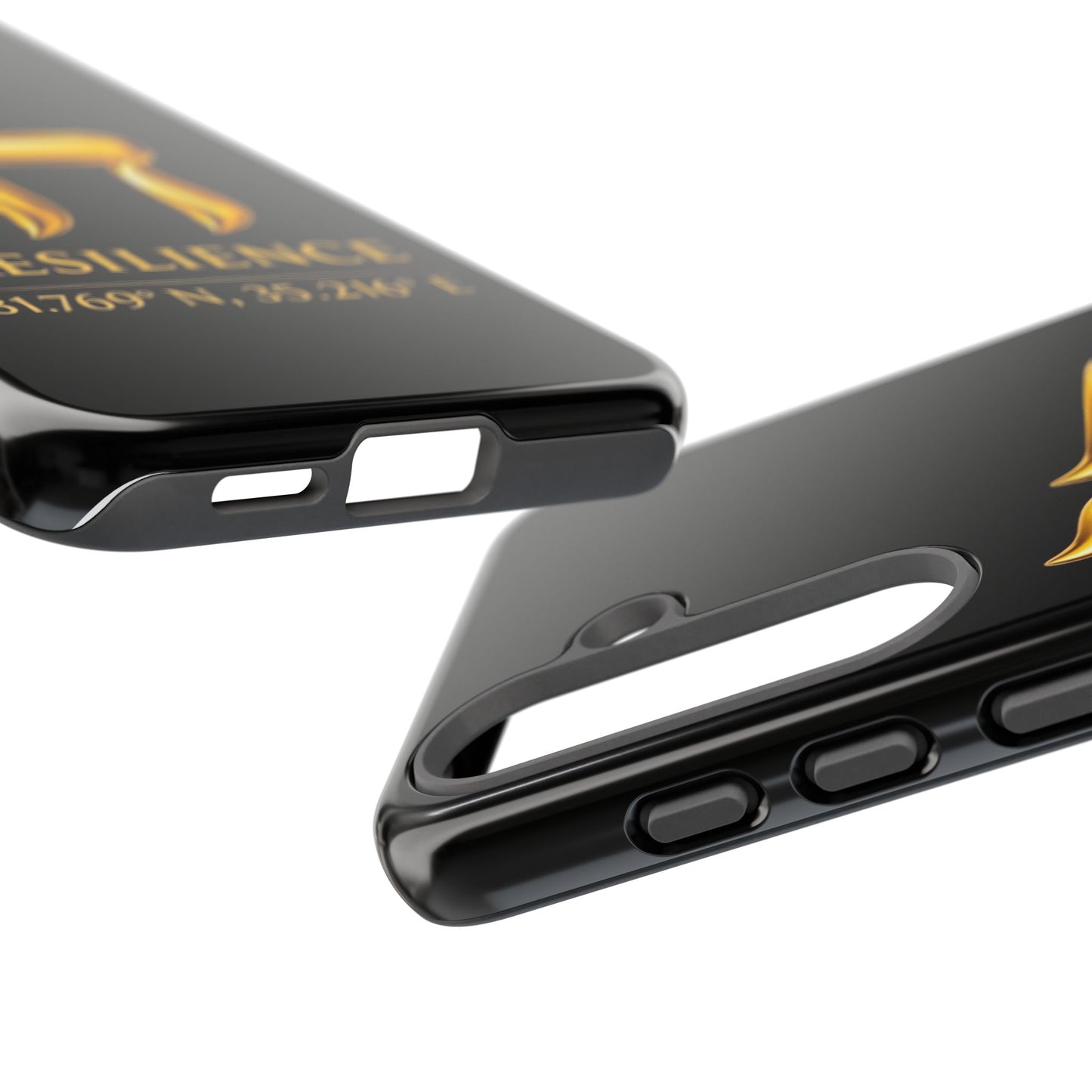 The Resilience Collection.Phone Case. Premium Black Edition. Protect with Purpose