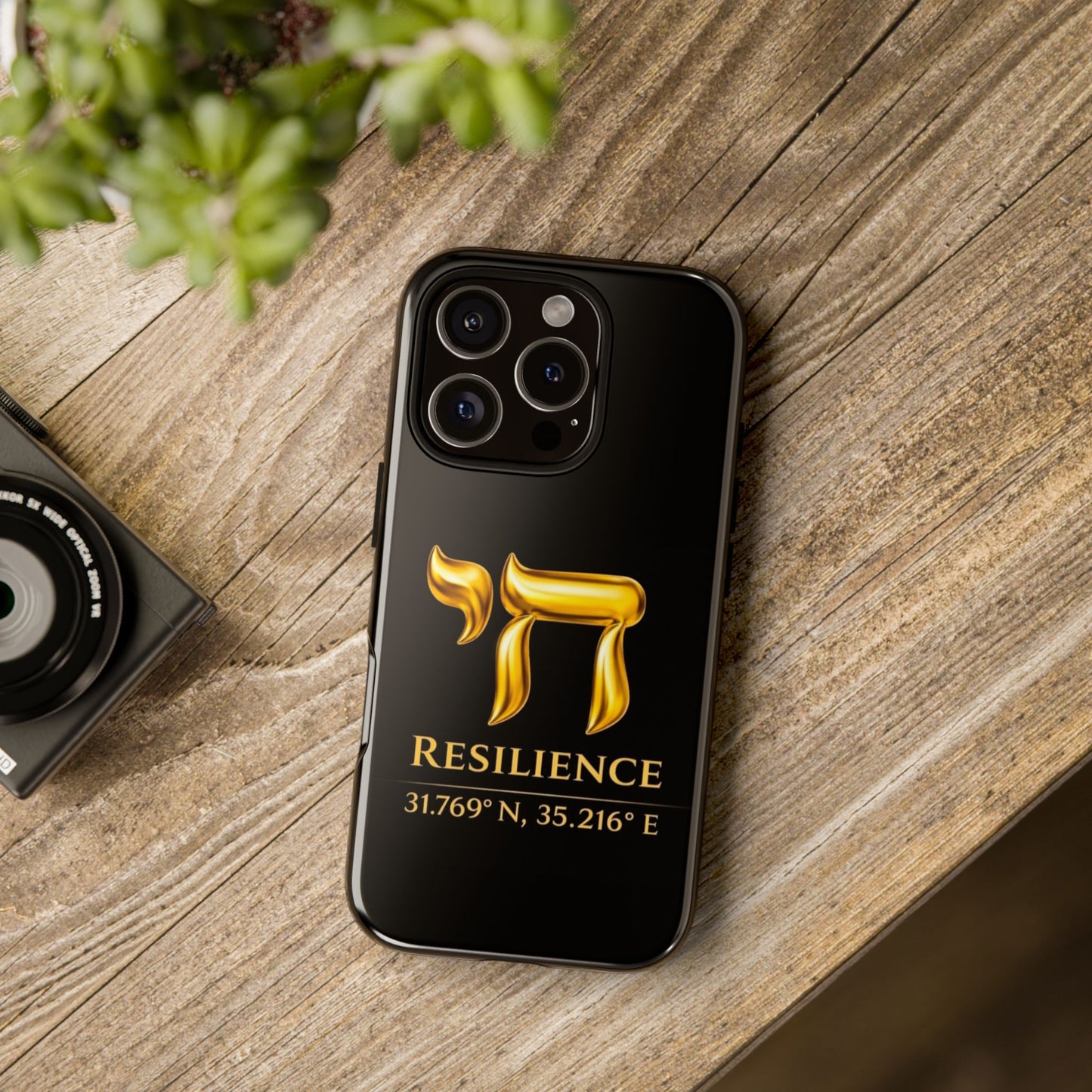 The Resilience Collection.Phone Case. Premium Black Edition. Protect with Purpose
