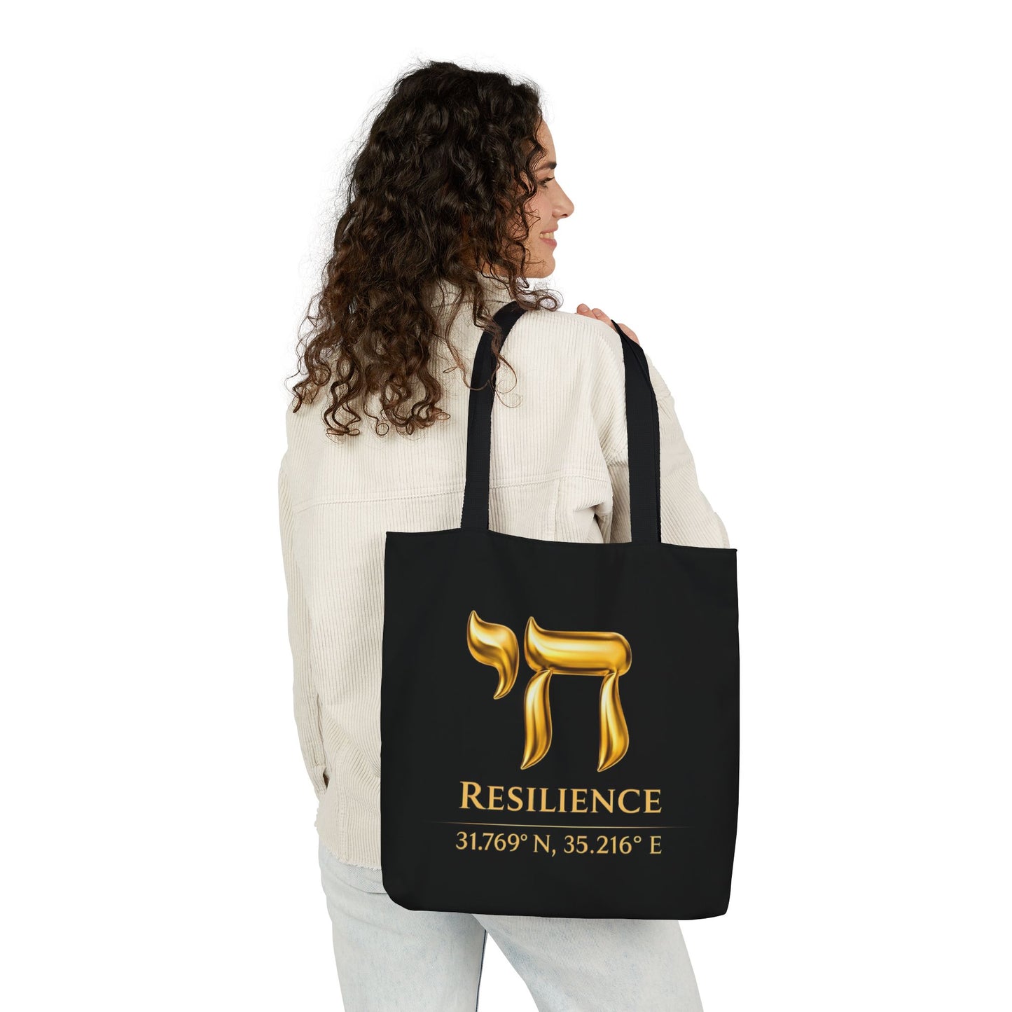 The Resilience Collection.Premium Black Edition Tote Bag