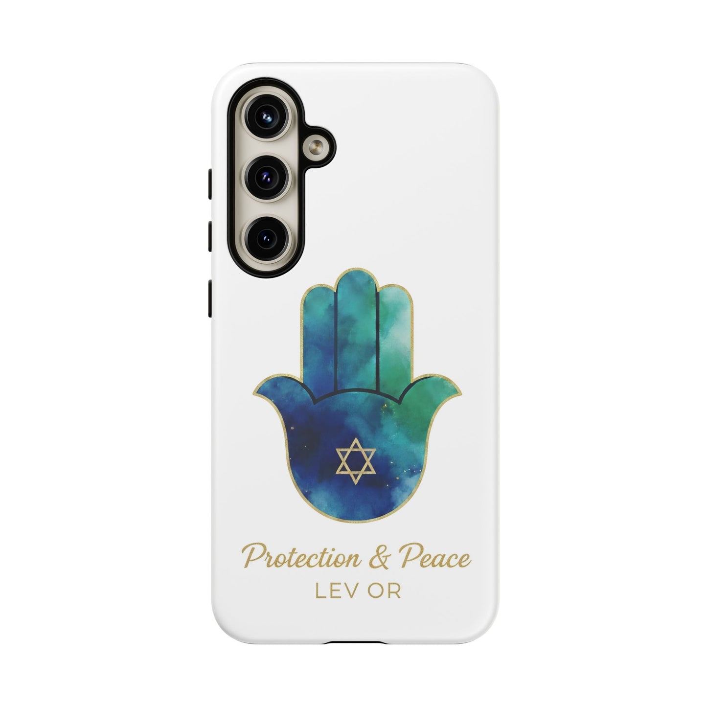 The Guardian Collection. Pristine White Phone Case. Protection Meets Peace.