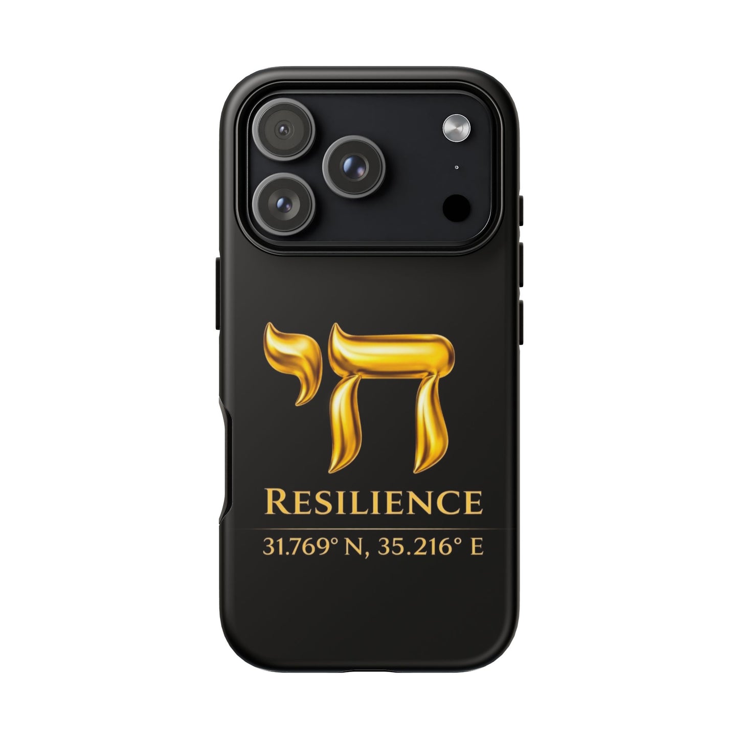 The Resilience Collection.Phone Case. Premium Black Edition. Protect with Purpose