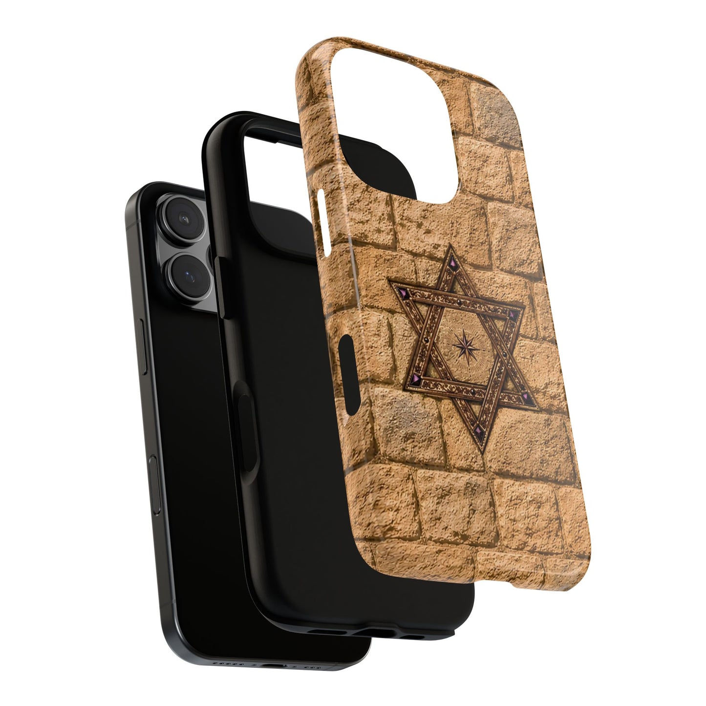 Heart of David™ Jerusalem Stone Phone Case