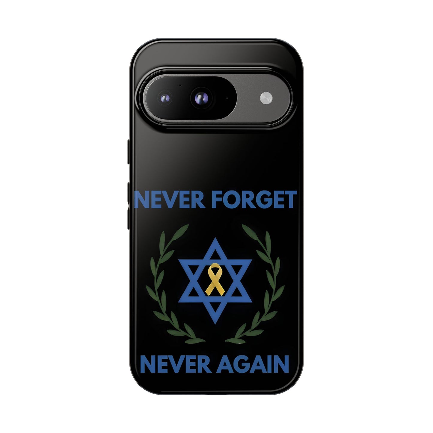 Never Forget, Never Again Collection. Black Edition Phone Case