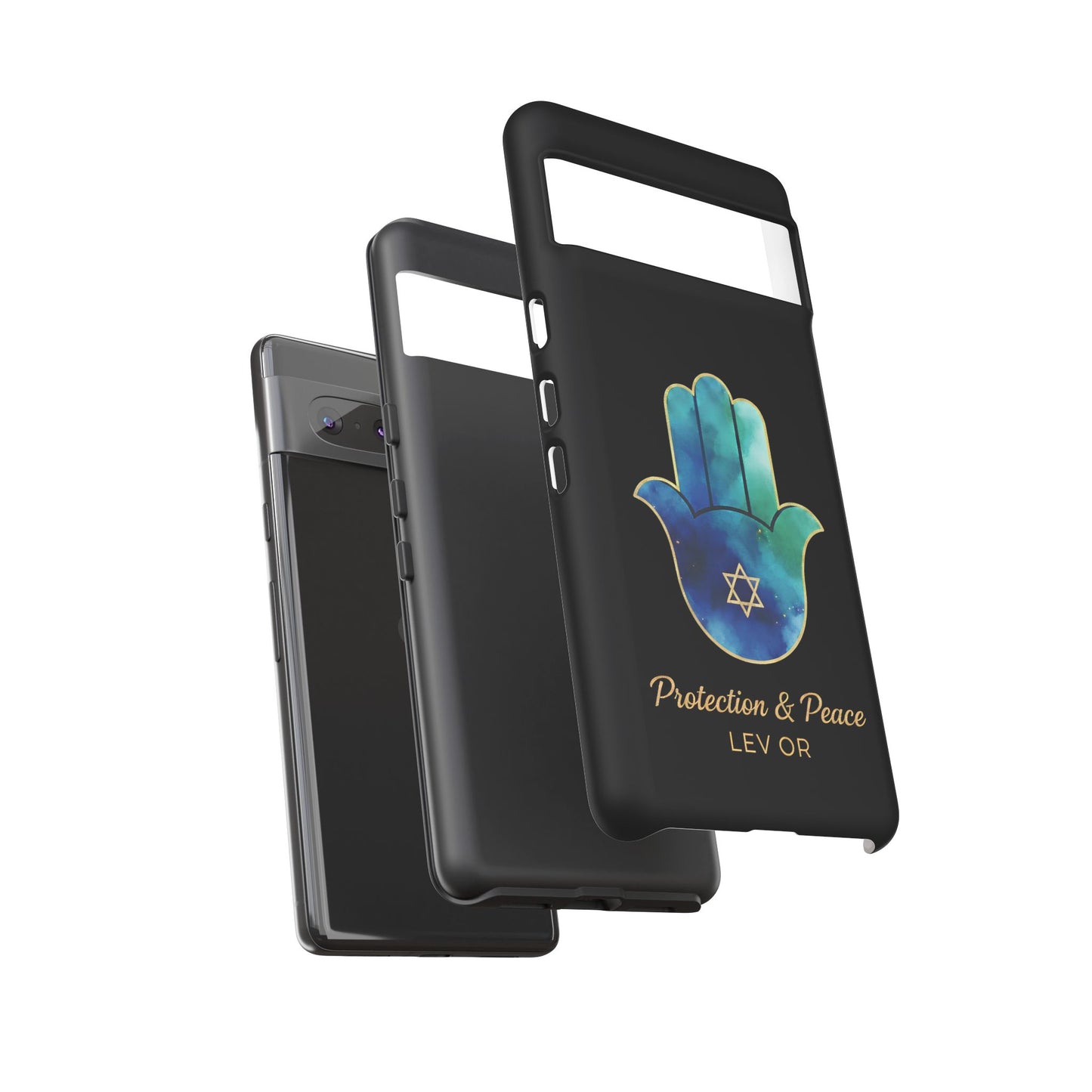 The Guardian Collection.Protection and Peace Premium Black Edition Phone Case