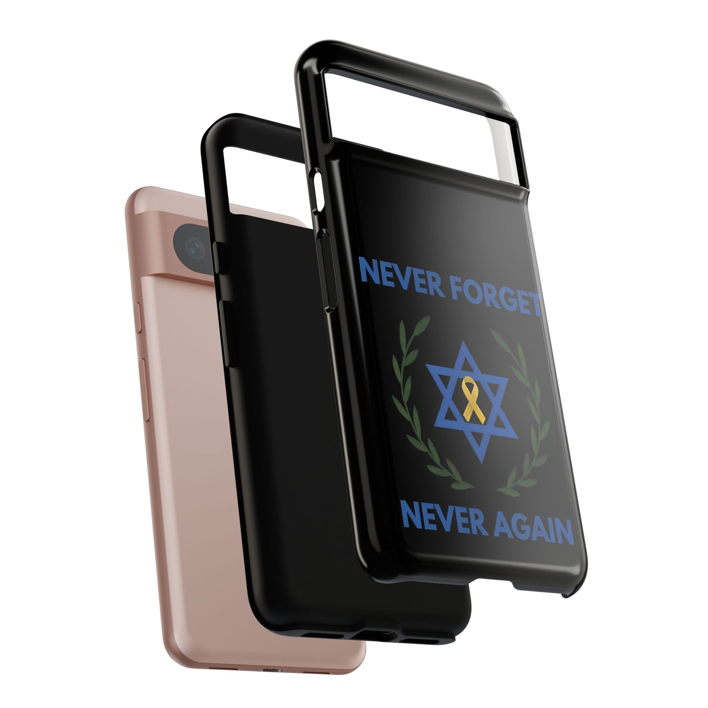 Never Forget, Never Again Collection. Black Edition Phone Case