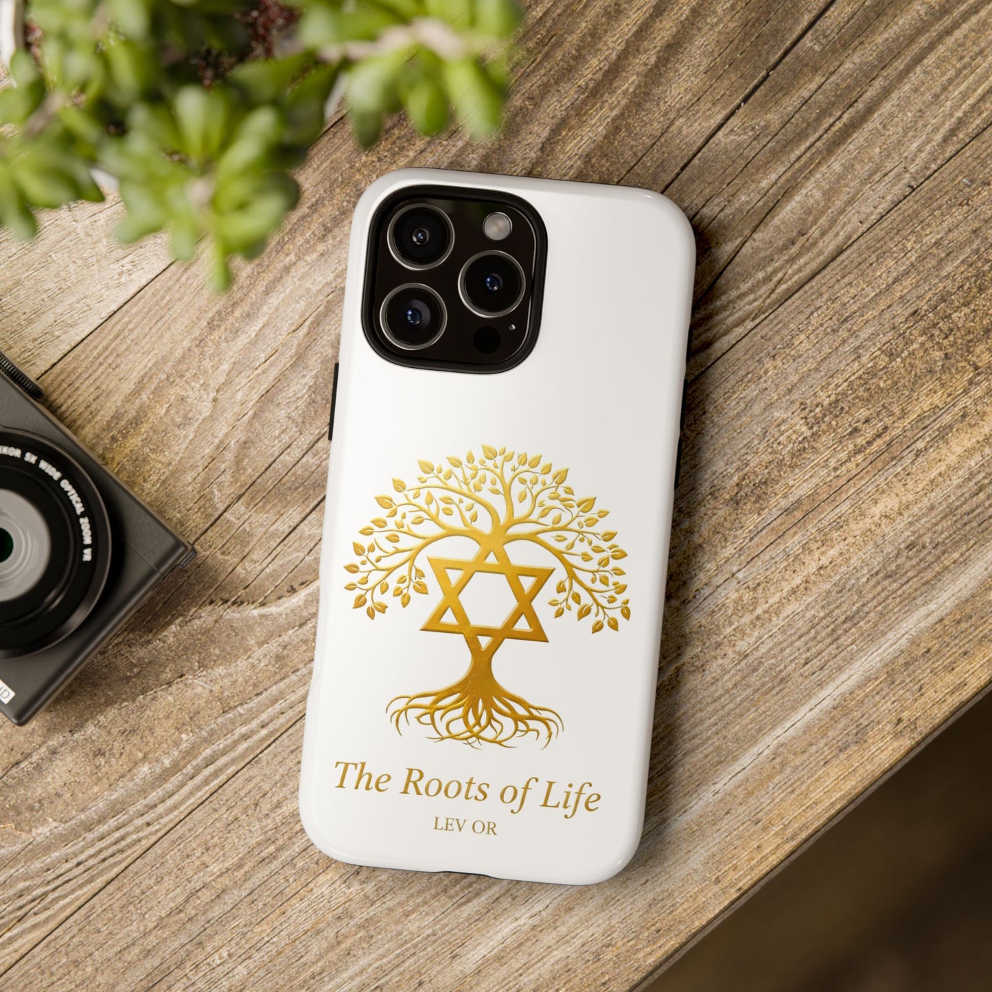 The Irma Collection: Carry Your Roots. Protect What Matters. Pristine White Phone Case