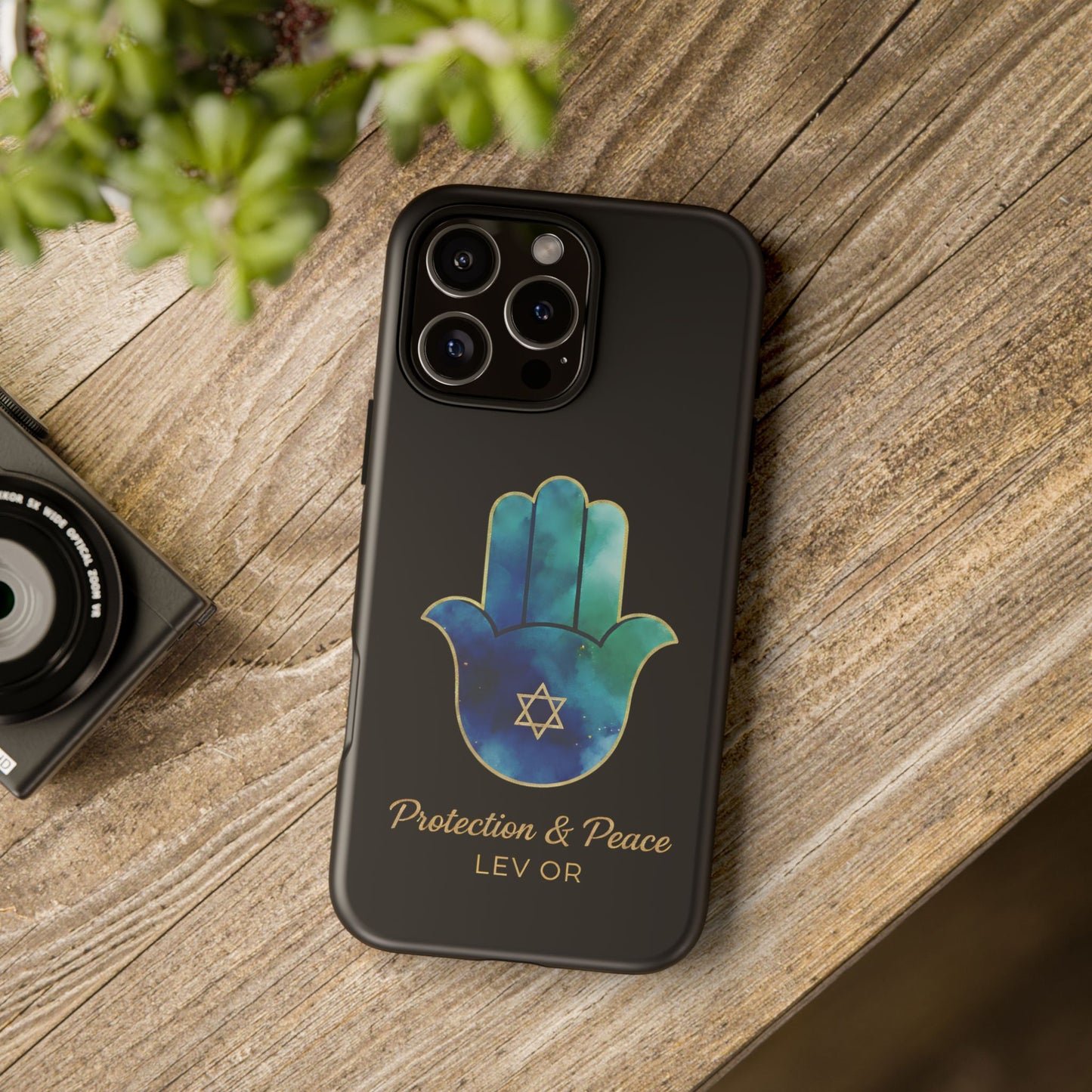 The Guardian Collection.Protection and Peace Premium Black Edition Phone Case