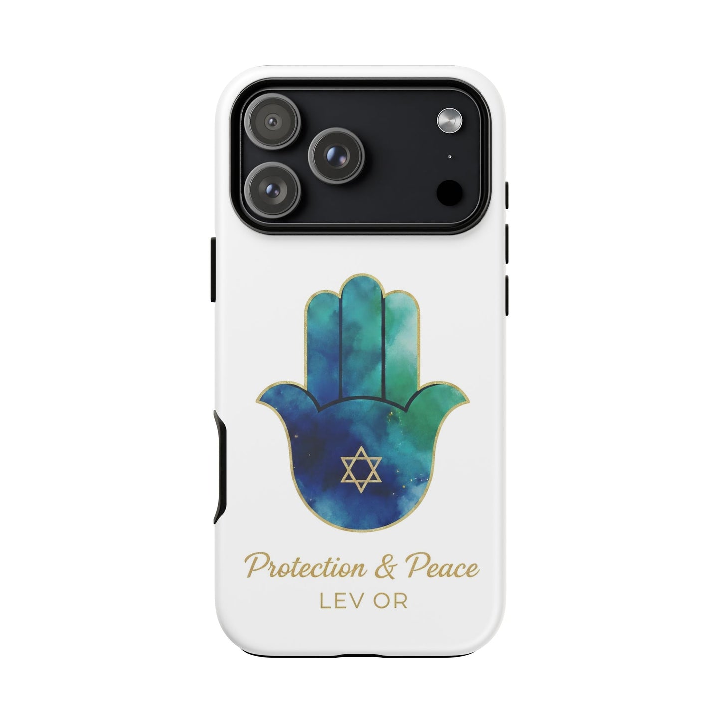 The Guardian Collection. Pristine White Phone Case. Protection Meets Peace.