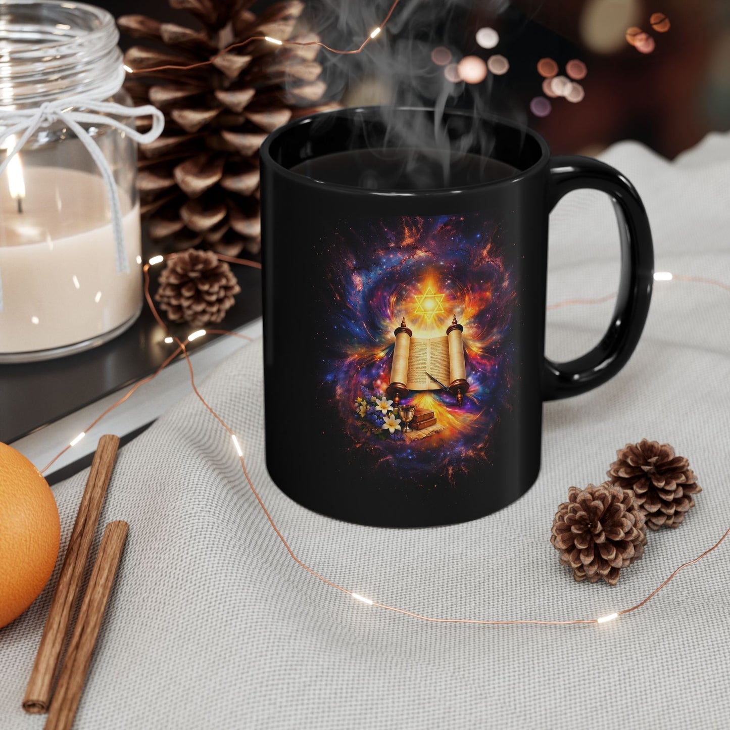The Celestial Vessel. Midnight Onyx Mug